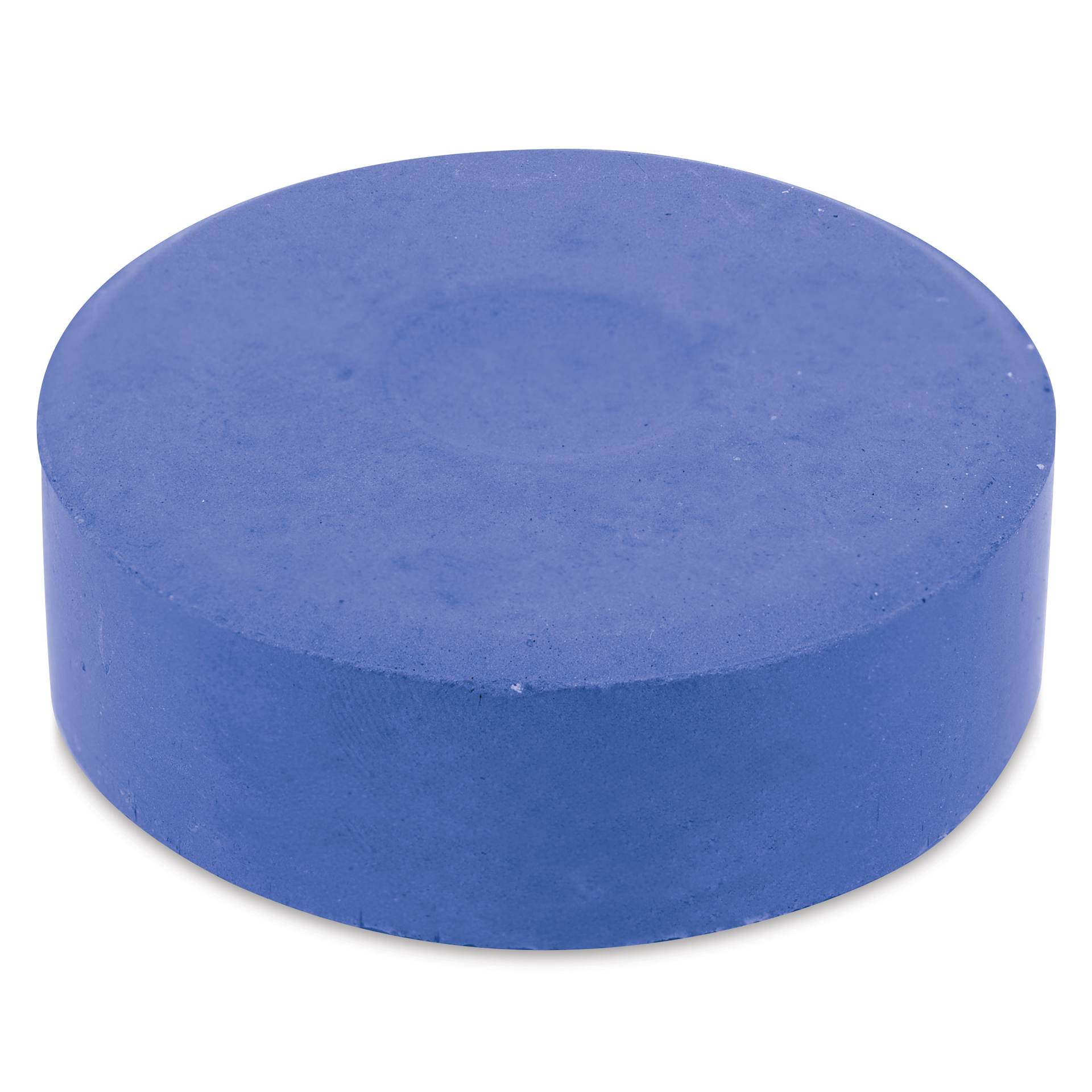 Side view of Large Ultramarine Blue Blick Essentials Tempera Cake