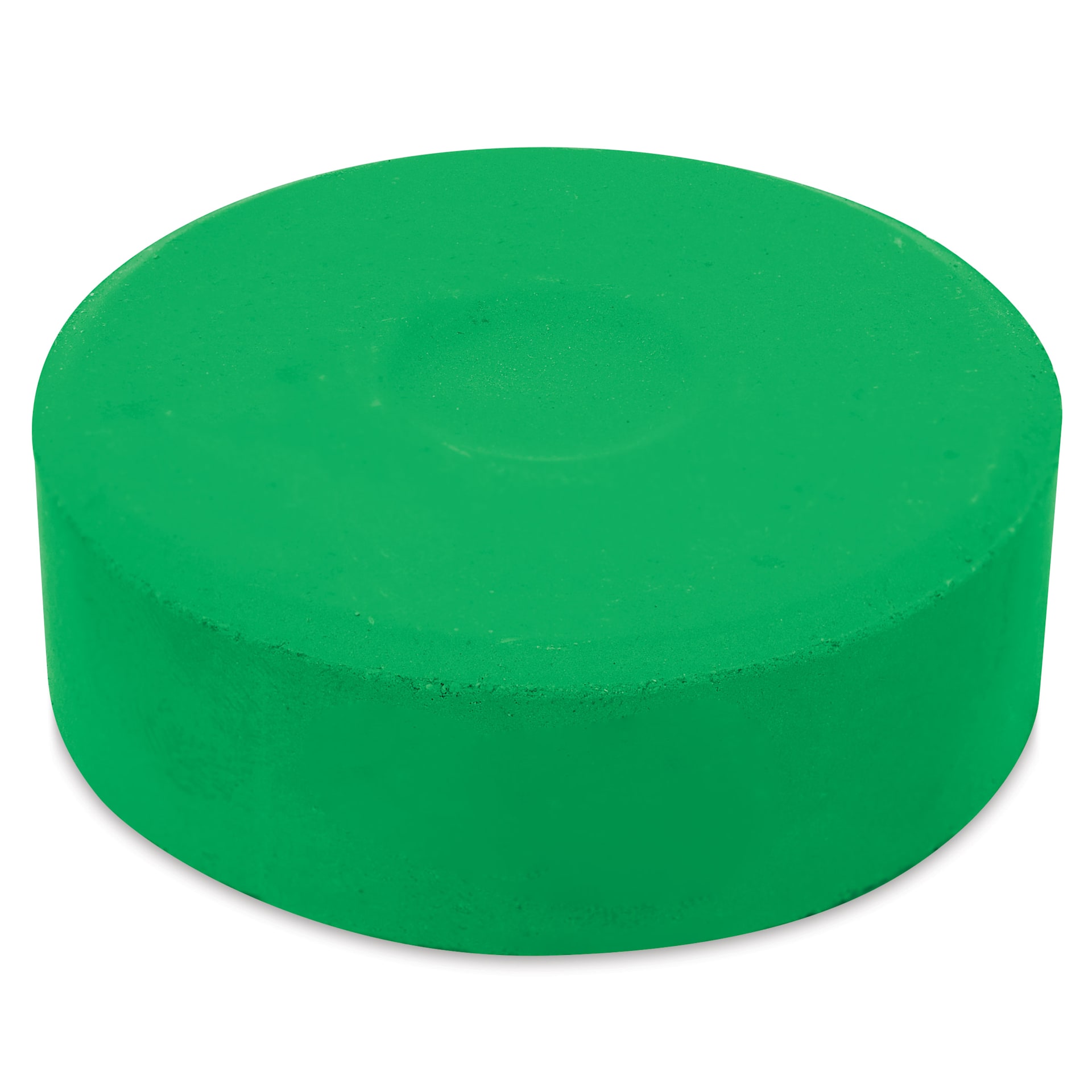 Side view of the Large Brilliant Green Blick Essentials Tempera Cake