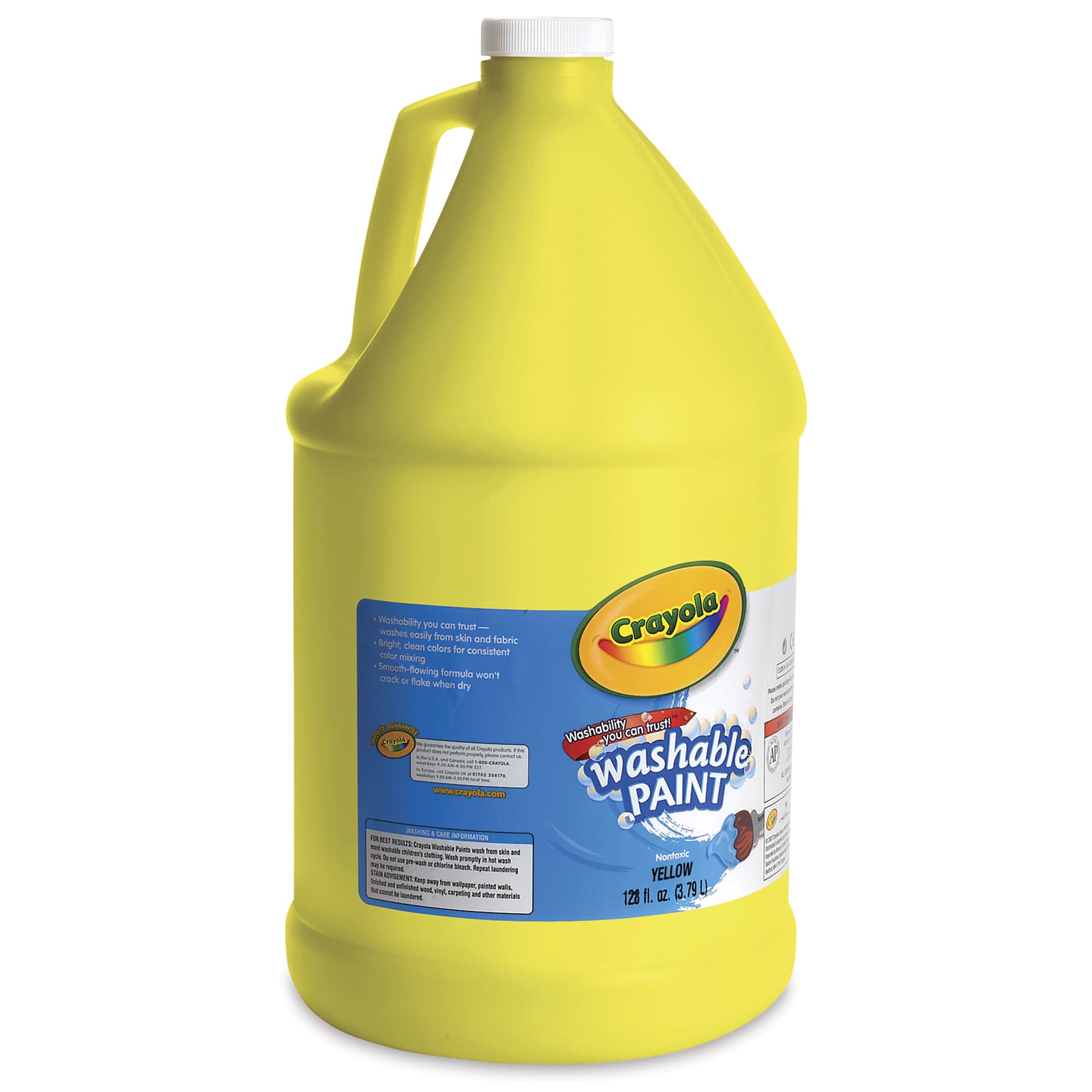 Crayola Washable Paint - Yellow, Gallon