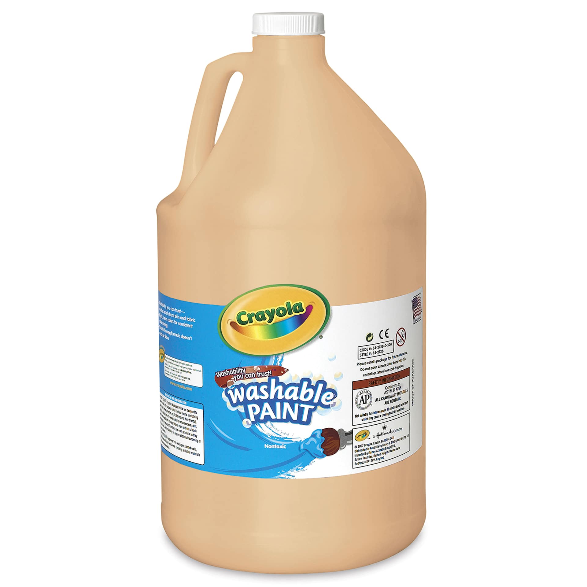 Crayola Washable Paint - Peach, Gallon