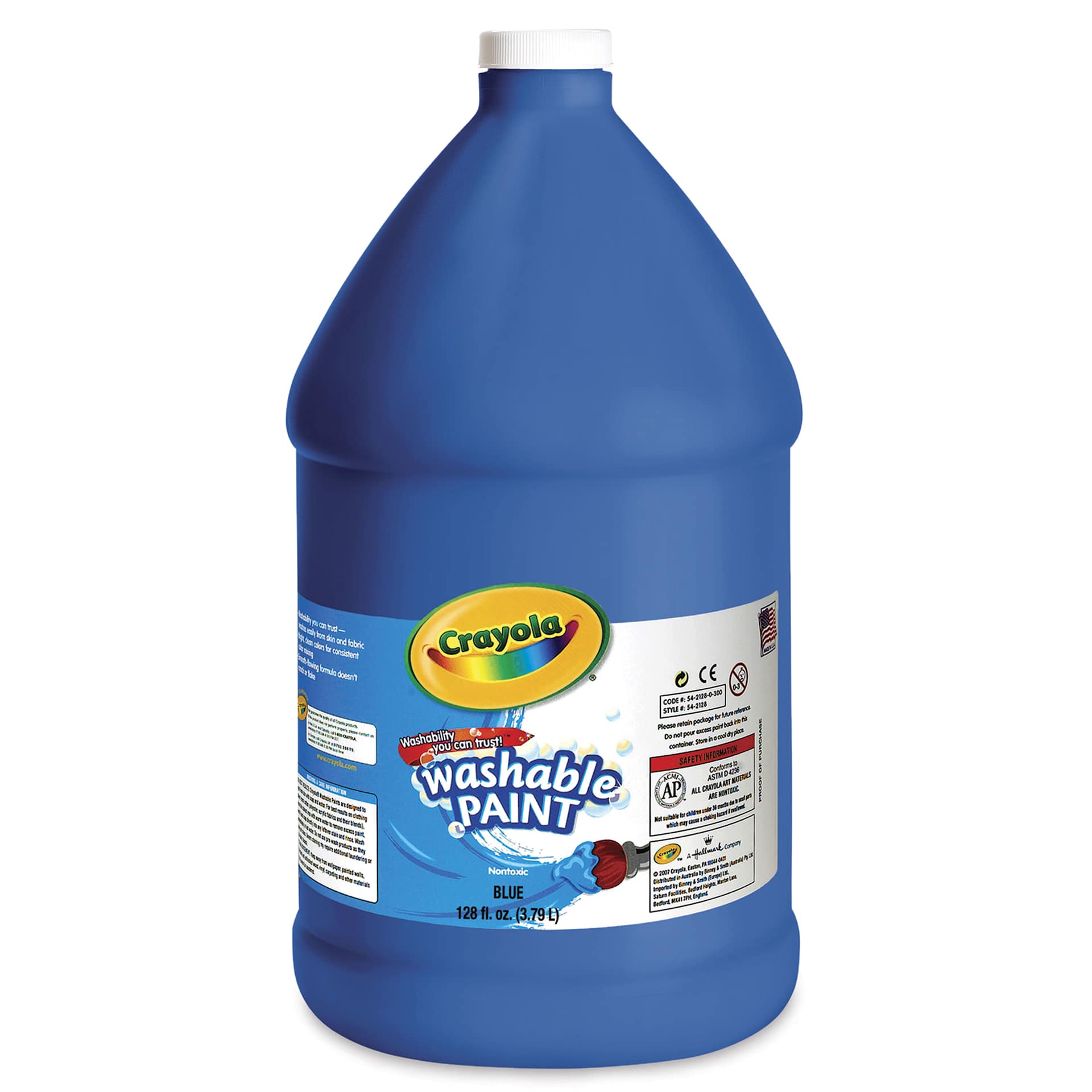Crayola Washable Paint - Blue, Gallon