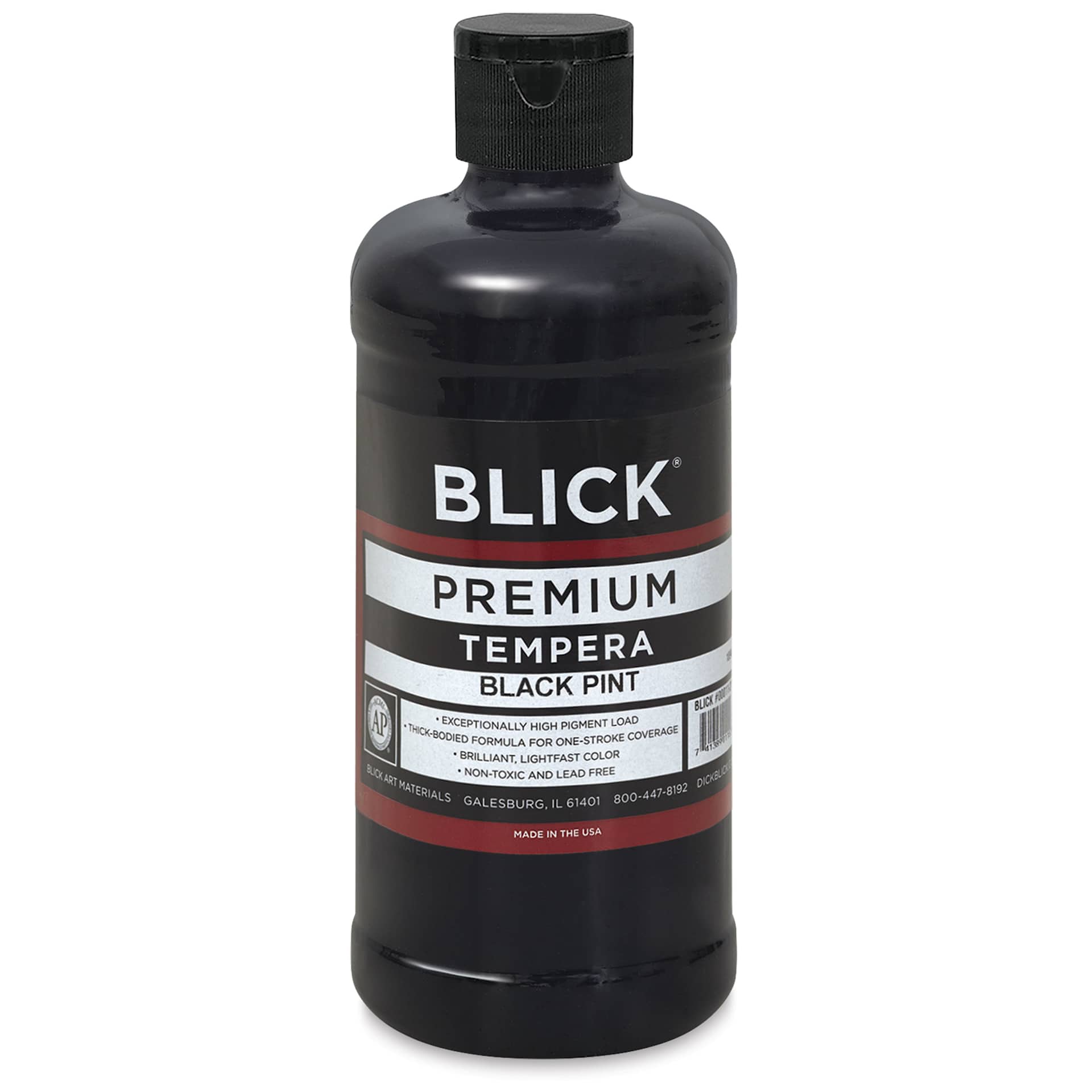 Blick Premium Grade Tempera - Black, Pint