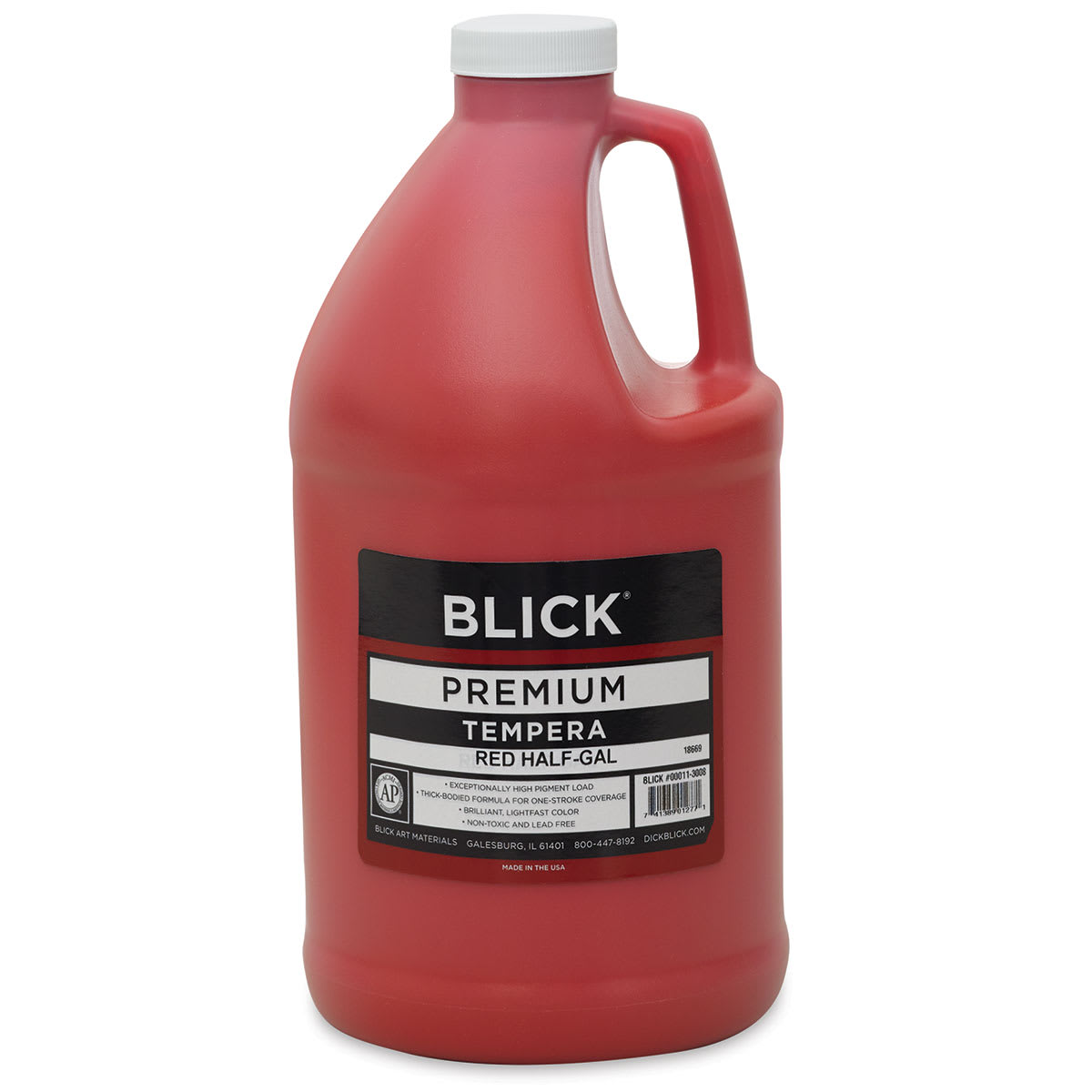 Blick Premium Grade Tempera - Red, Half Gallon