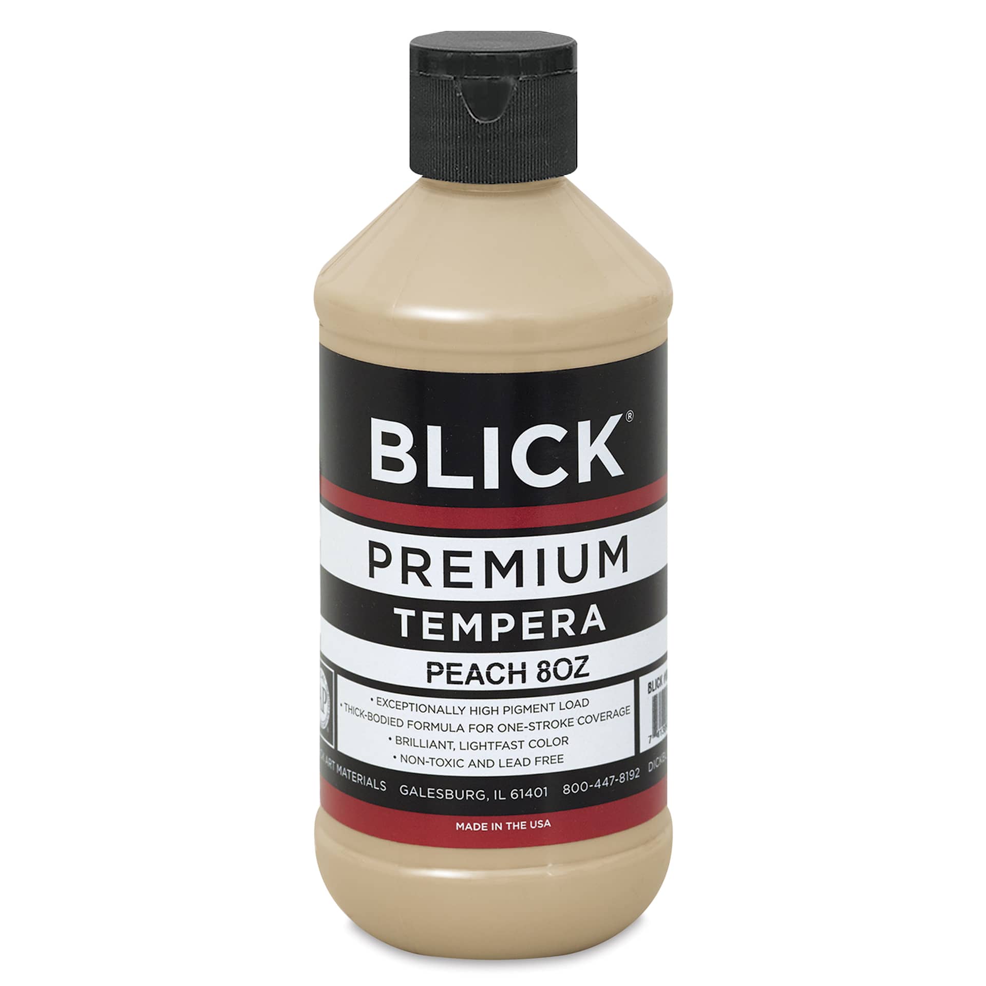 Blick Premium Grade Tempera - Peach, 8 oz bottle
