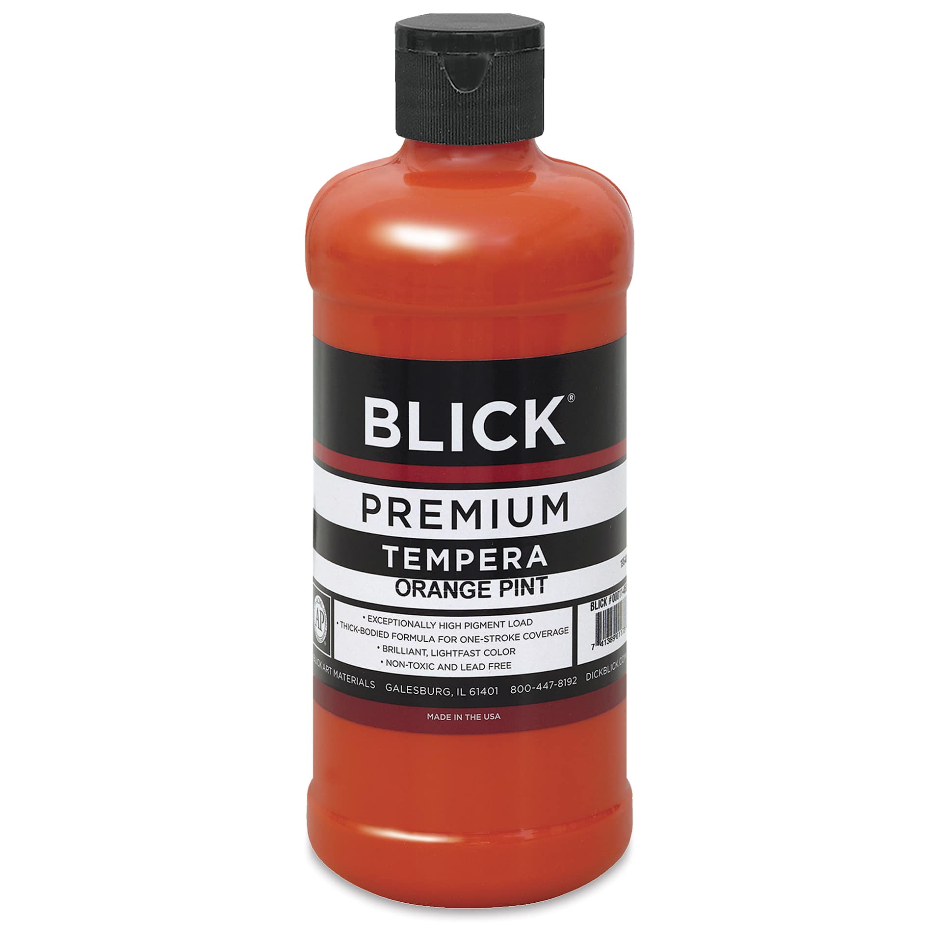 Blick Premium Grade Tempera - Orange, Pint