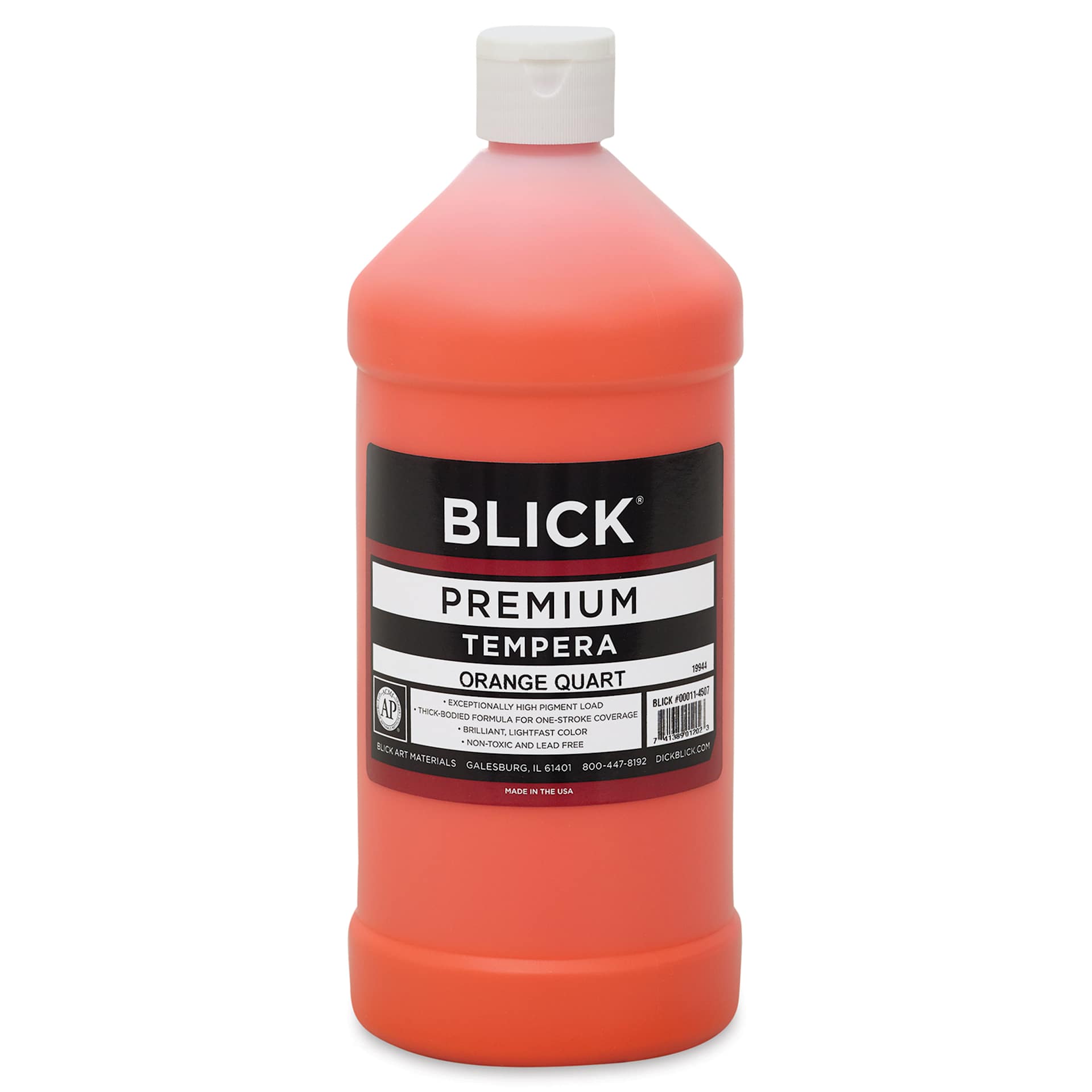 Blick Premium Grade Tempera - Orange, Quart