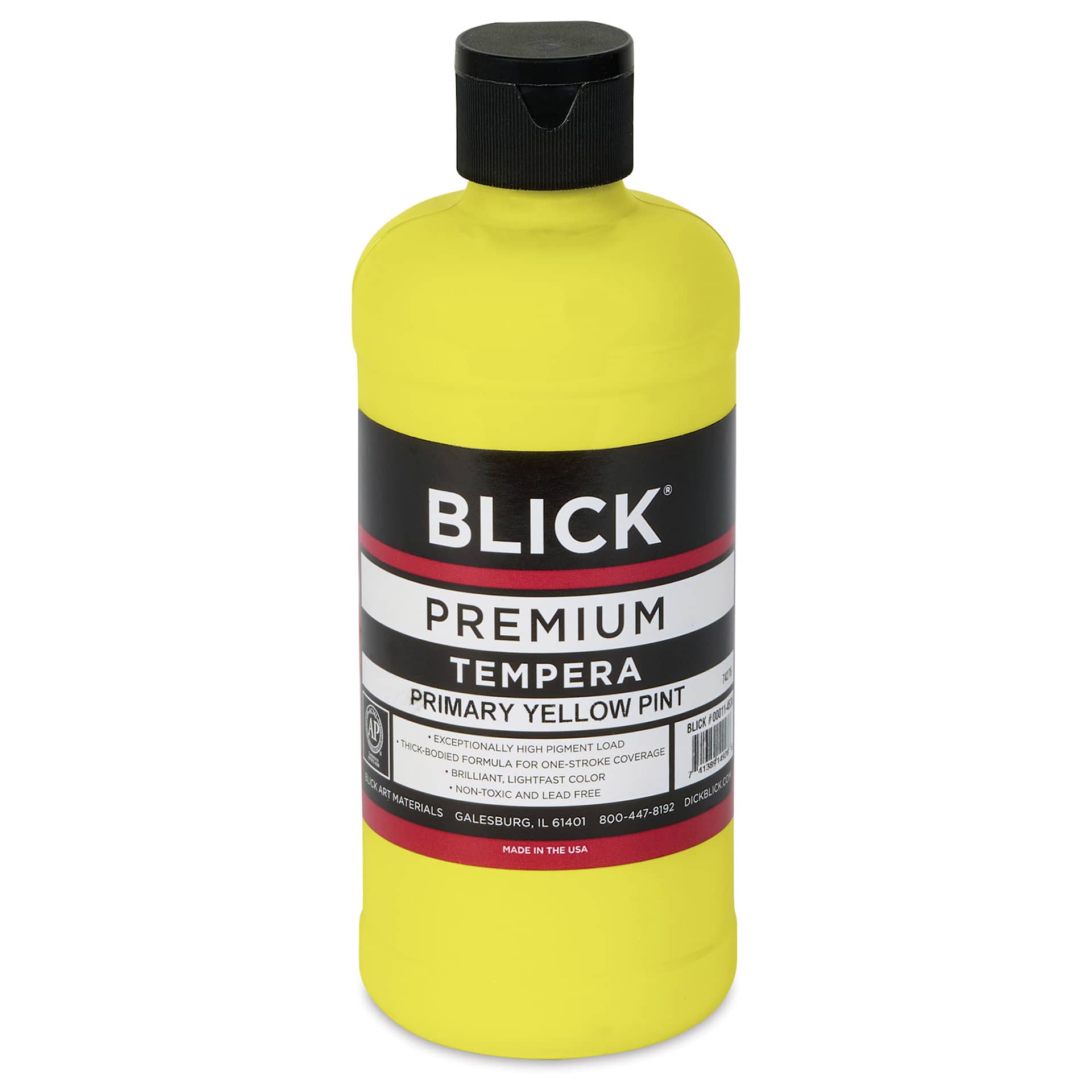 Blick Premium Grade Tempera - Primary Yellow, Pint