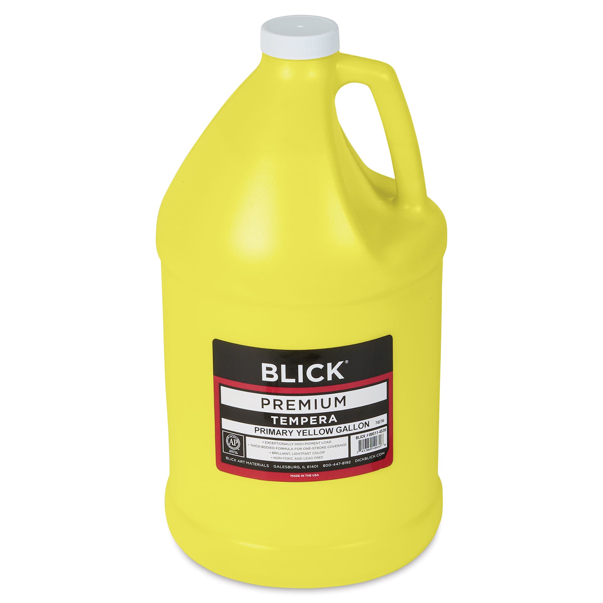 Blick Premium Grade Tempera - Primary Yellow, Gallon