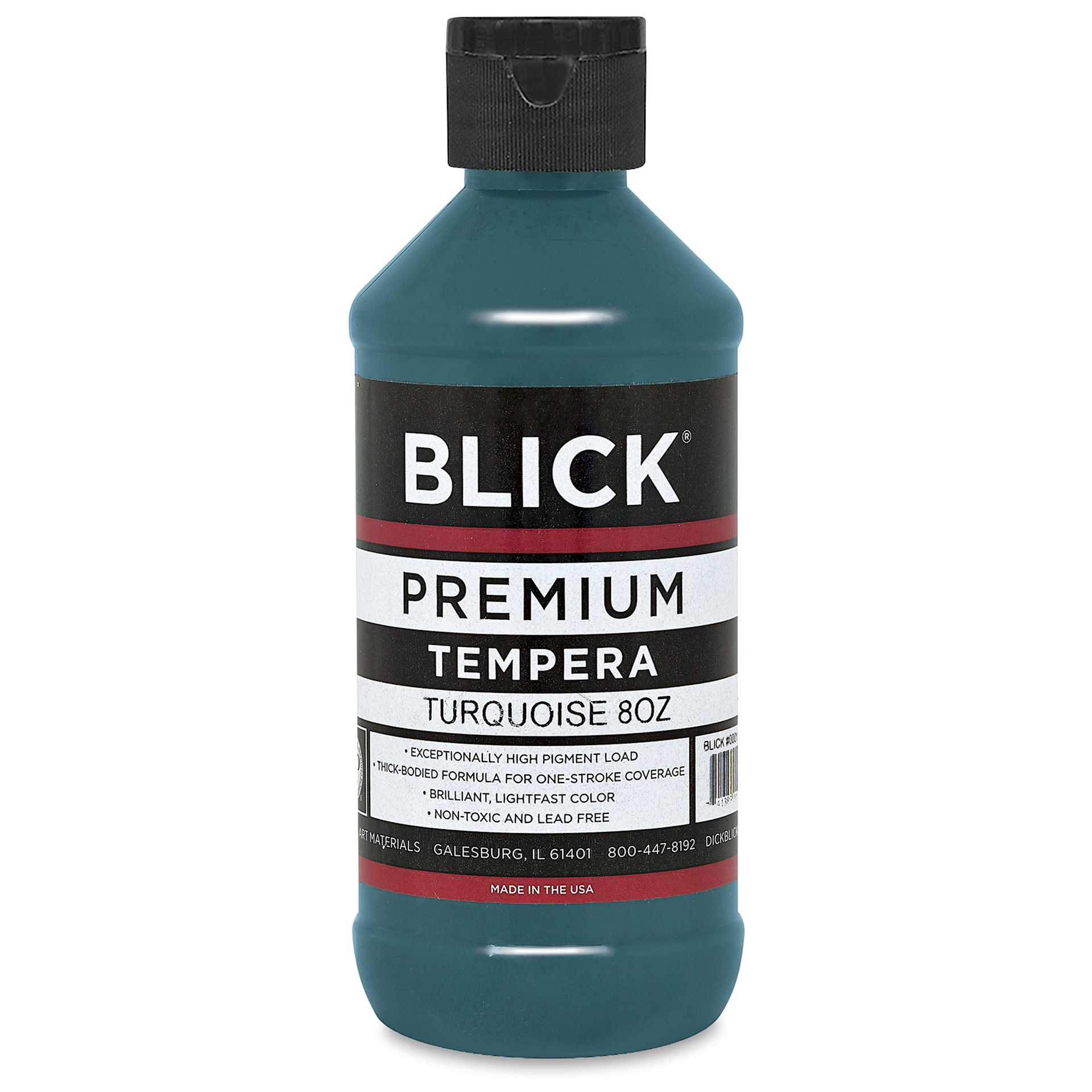 Blick Premium Grade Tempera - Turquoise, 8 oz bottle