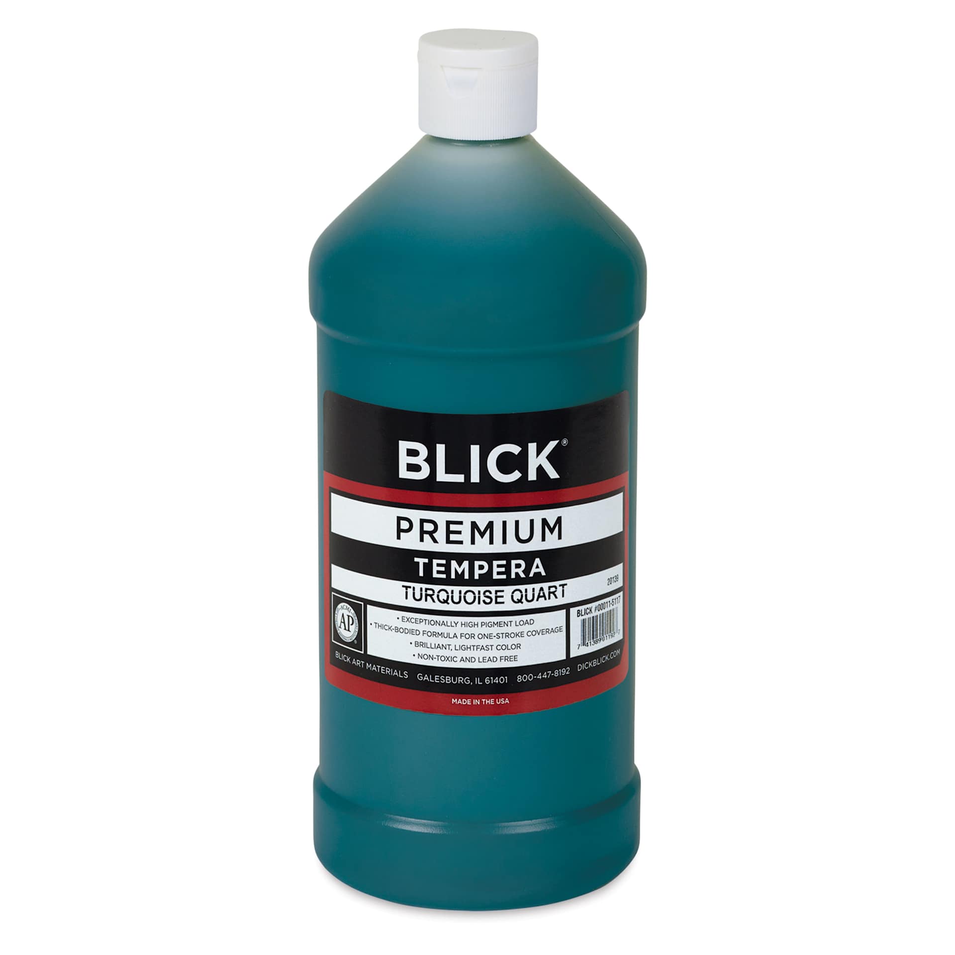 Blick Premium Grade Tempera - Turquoise, Quart