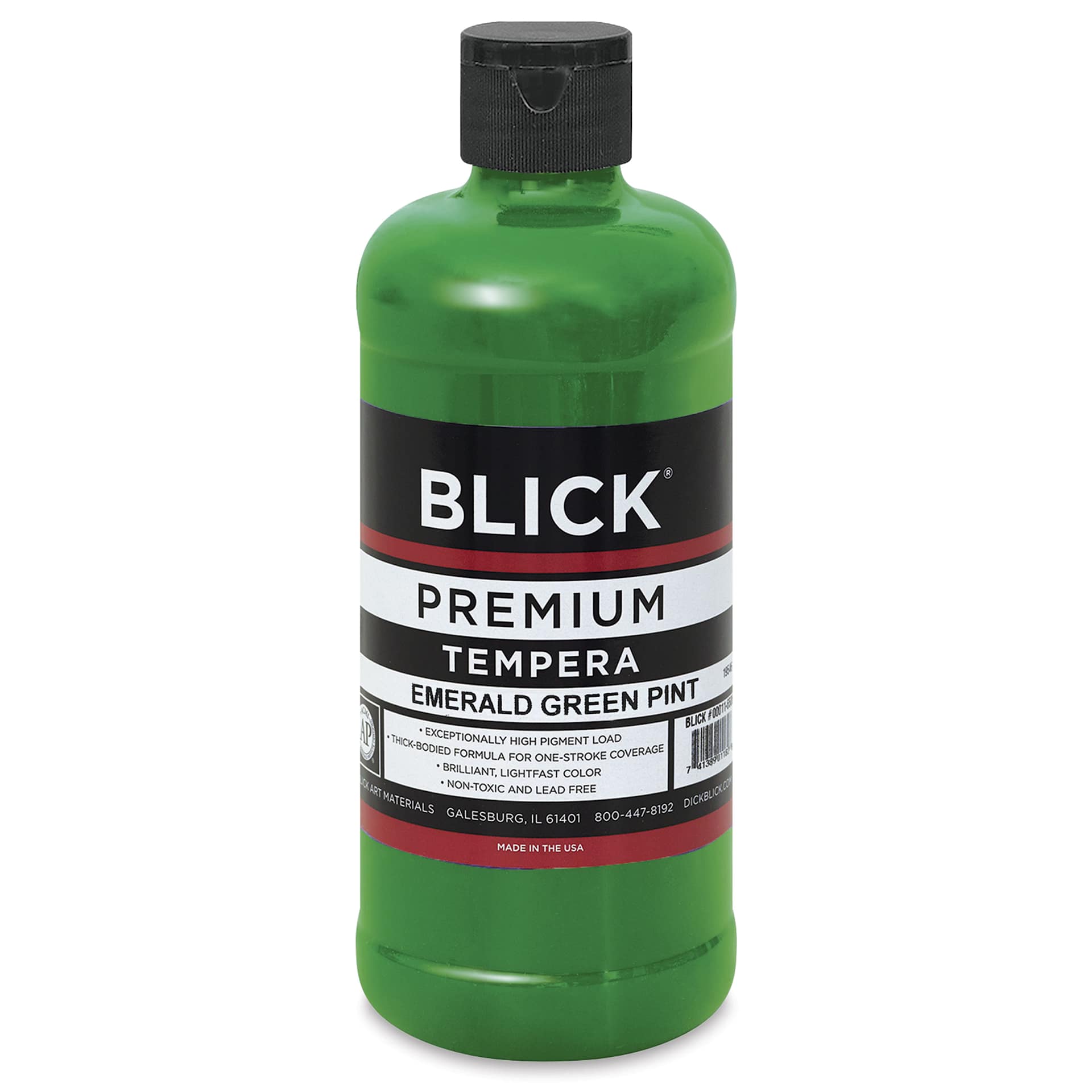 Blick Premium Grade Tempera - Emerald Green, Pint