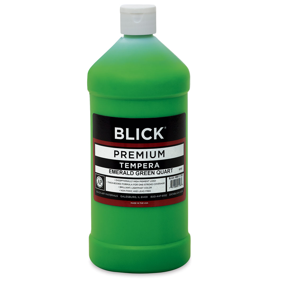 Blick Premium Grade Tempera - Emerald Green, Quart