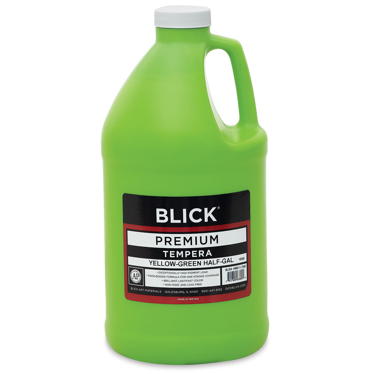 Blick Premium Grade Tempera - Yellow-Green, Half Gallon
