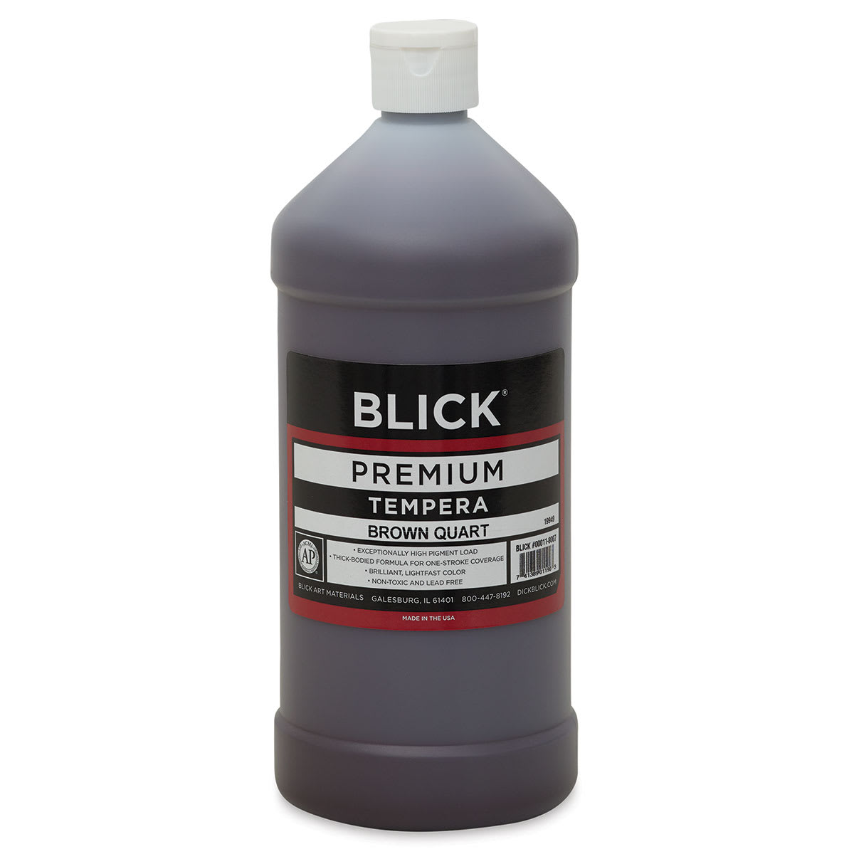 Blick Premium Grade Tempera - Brown, Quart