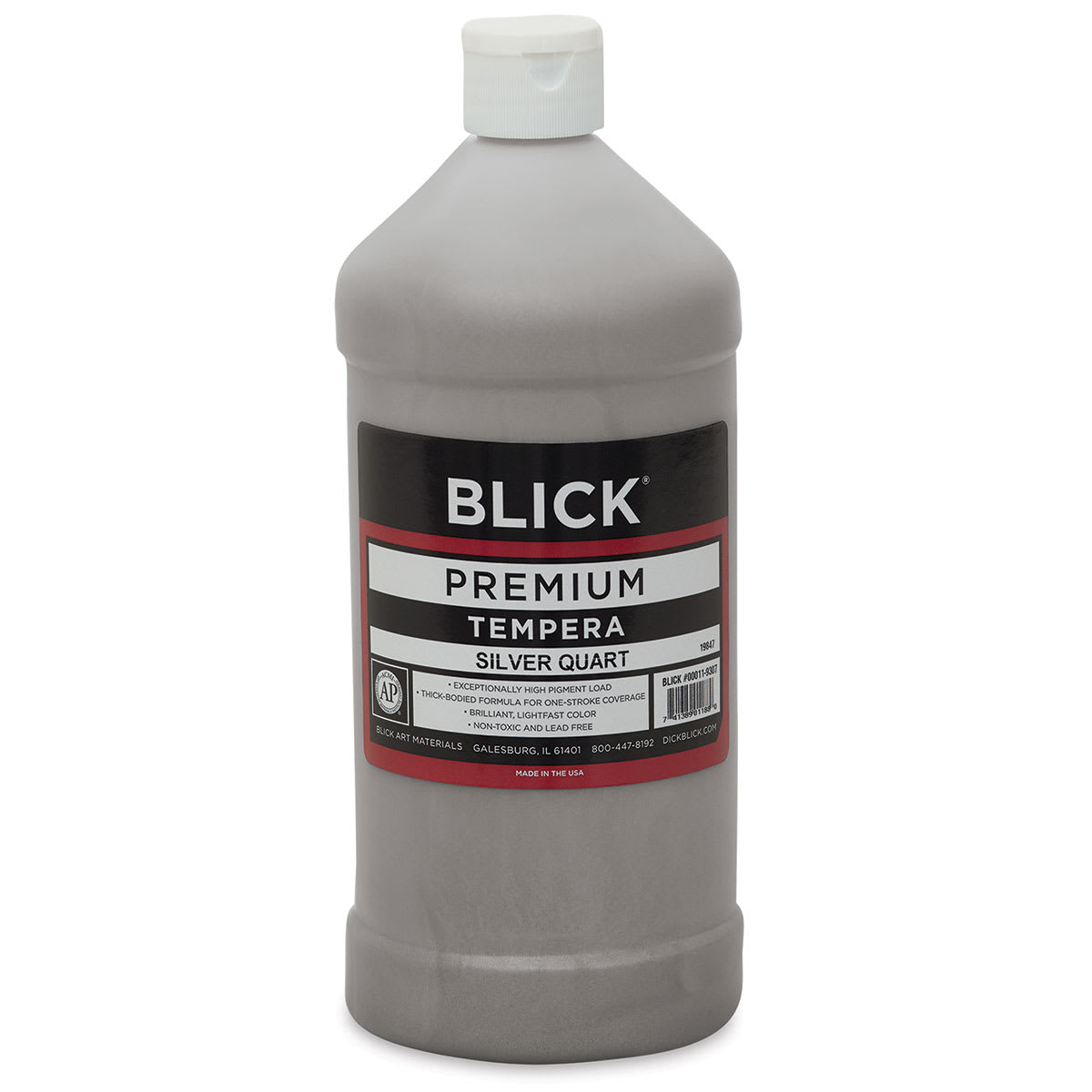 Blick Premium Grade Tempera - Silver, Quart