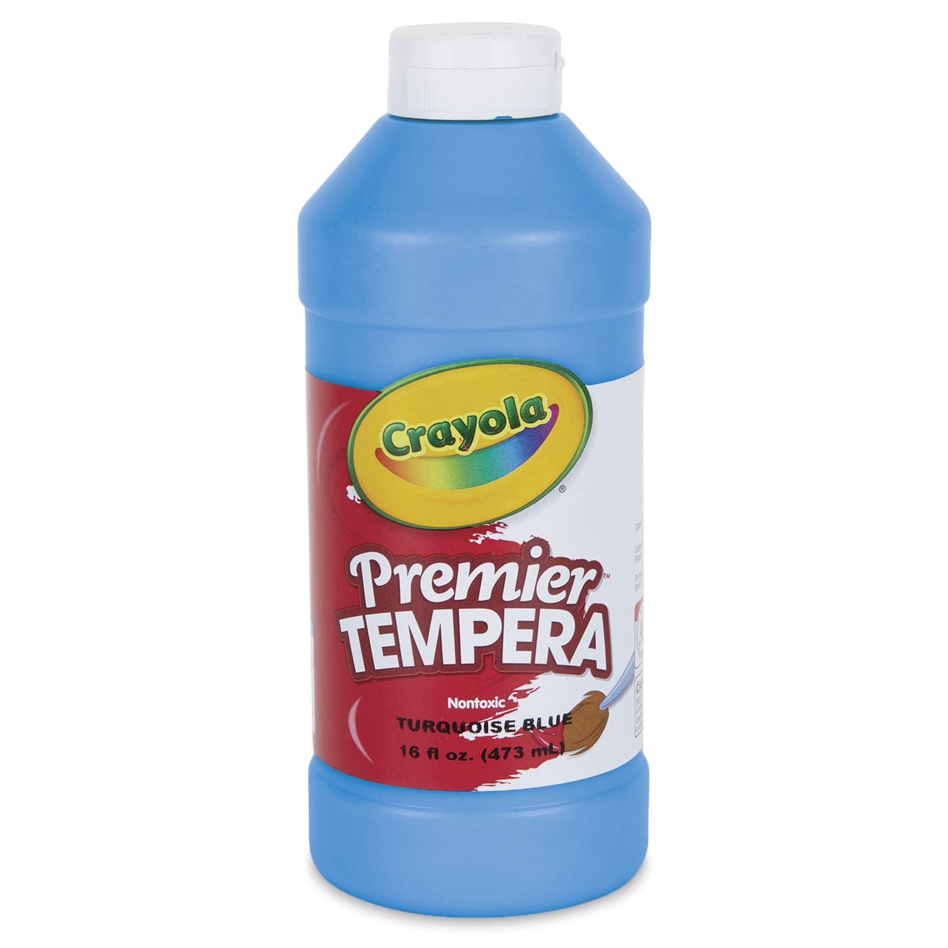 Crayola Premier Tempera - Turquoise, 16 oz bottle