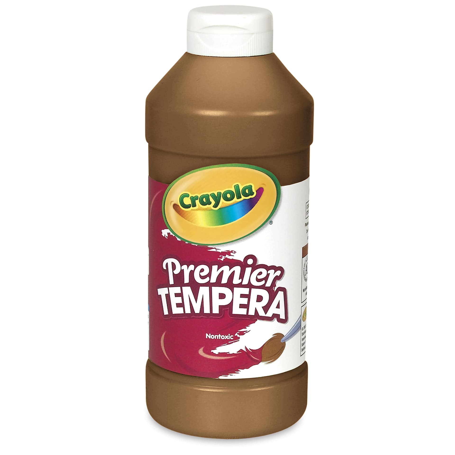 Crayola Premier Tempera - Brown, 16 oz bottle Crayola Premier Tempera - Brown, 16 oz bottle