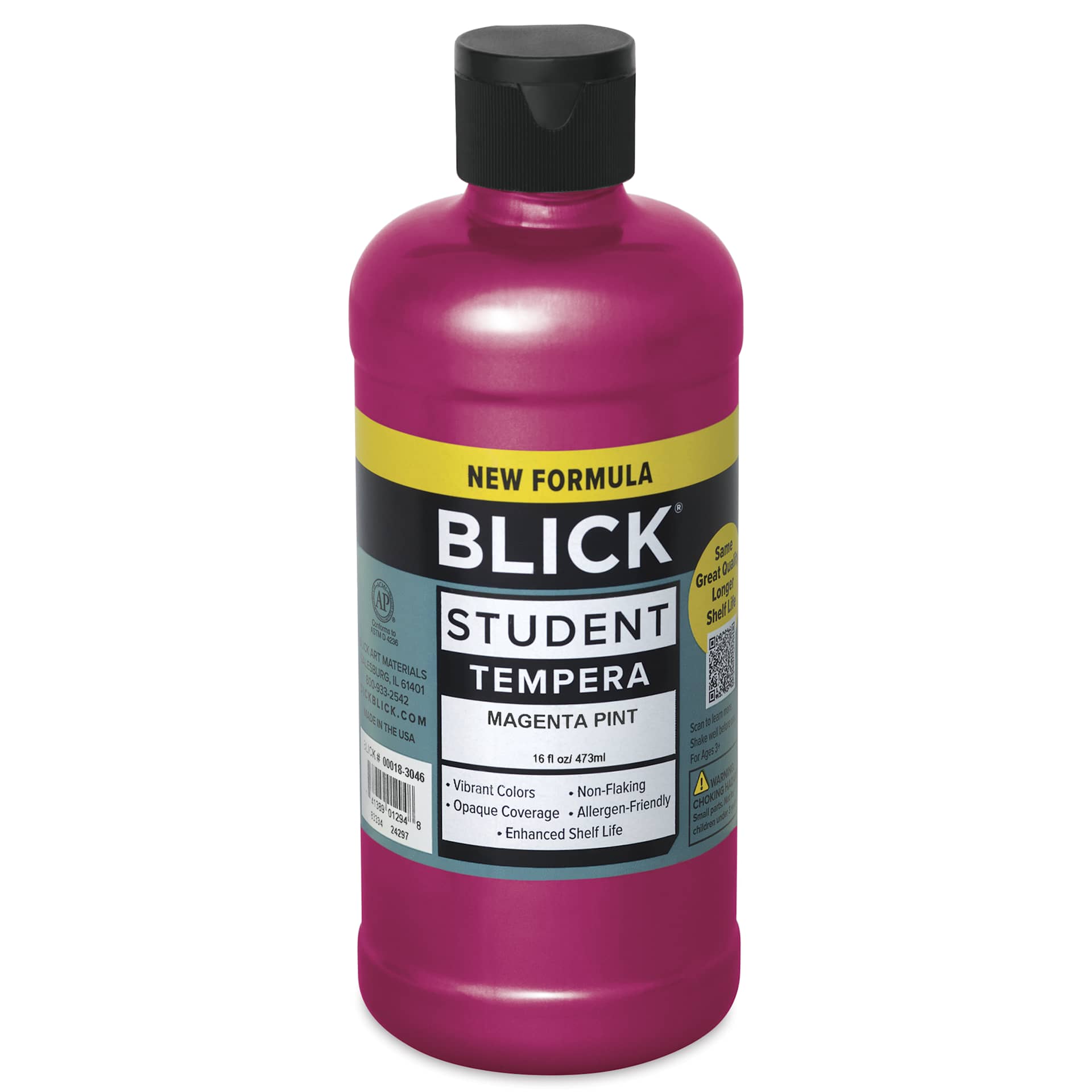 Blick Student Tempera Paint - Magenta, 16 oz bottle