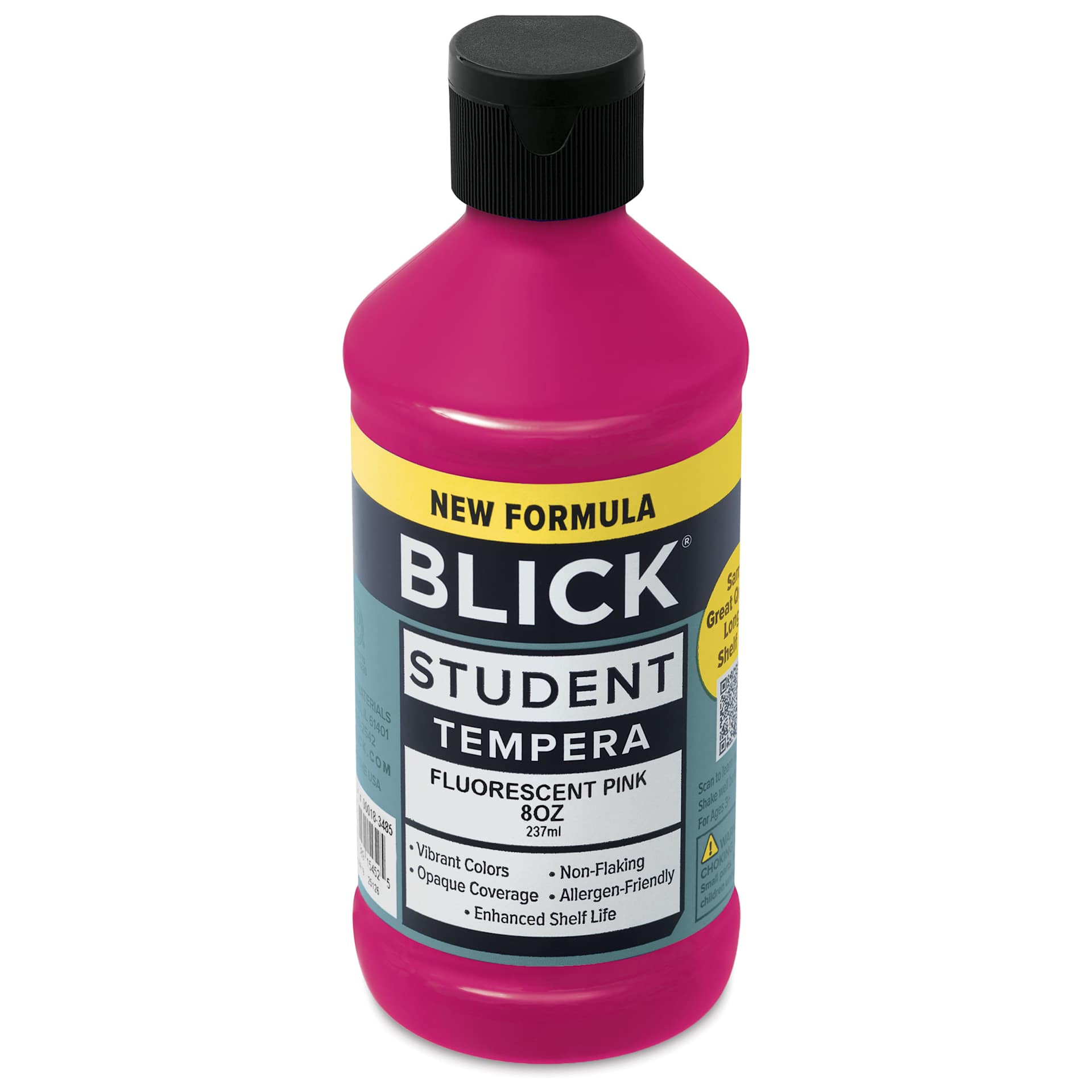 Blick Student Tempera Paint - Fluorescent Pink, 8 oz Bottle