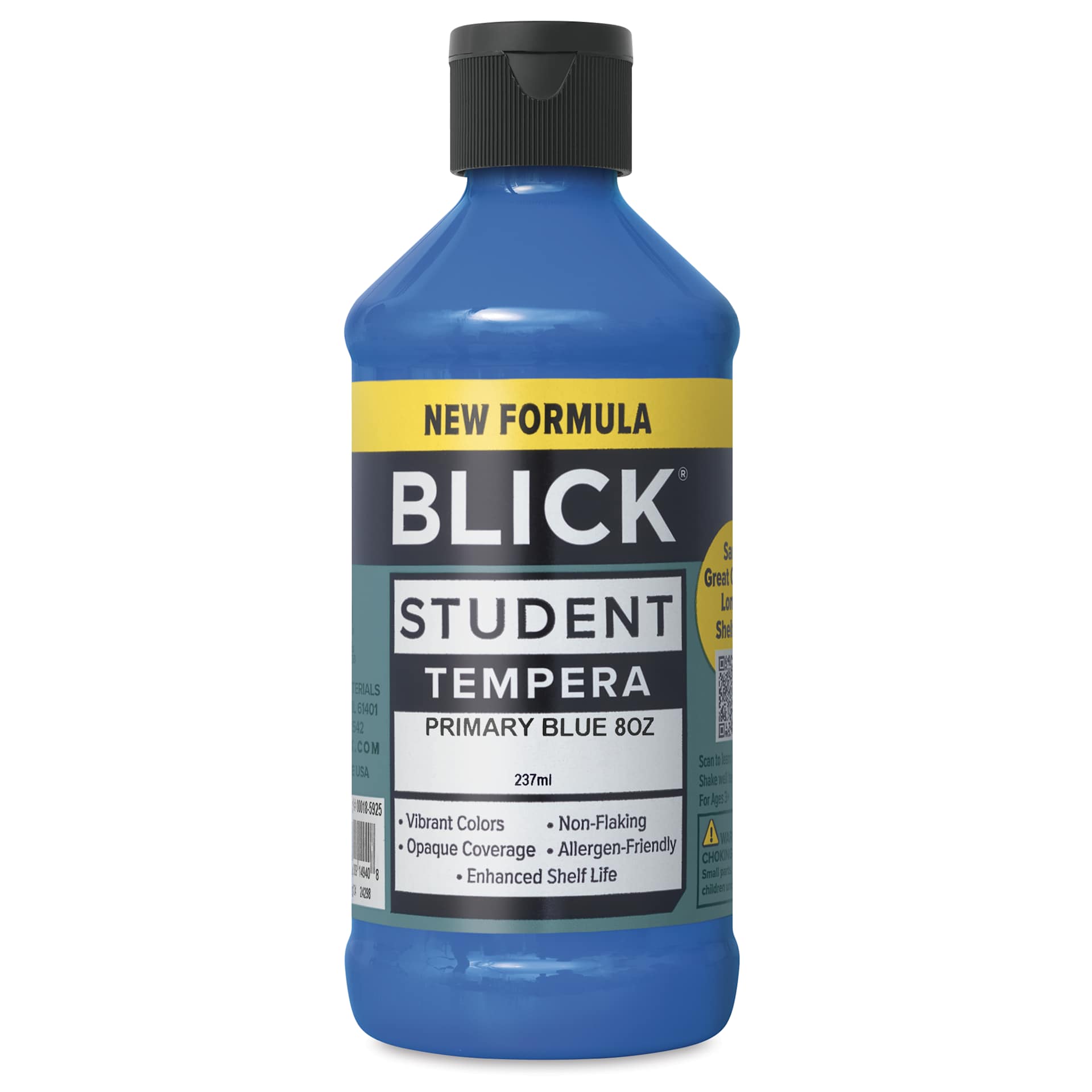 Blick Student Tempera Paint - Primary Blue, 8 oz bottle