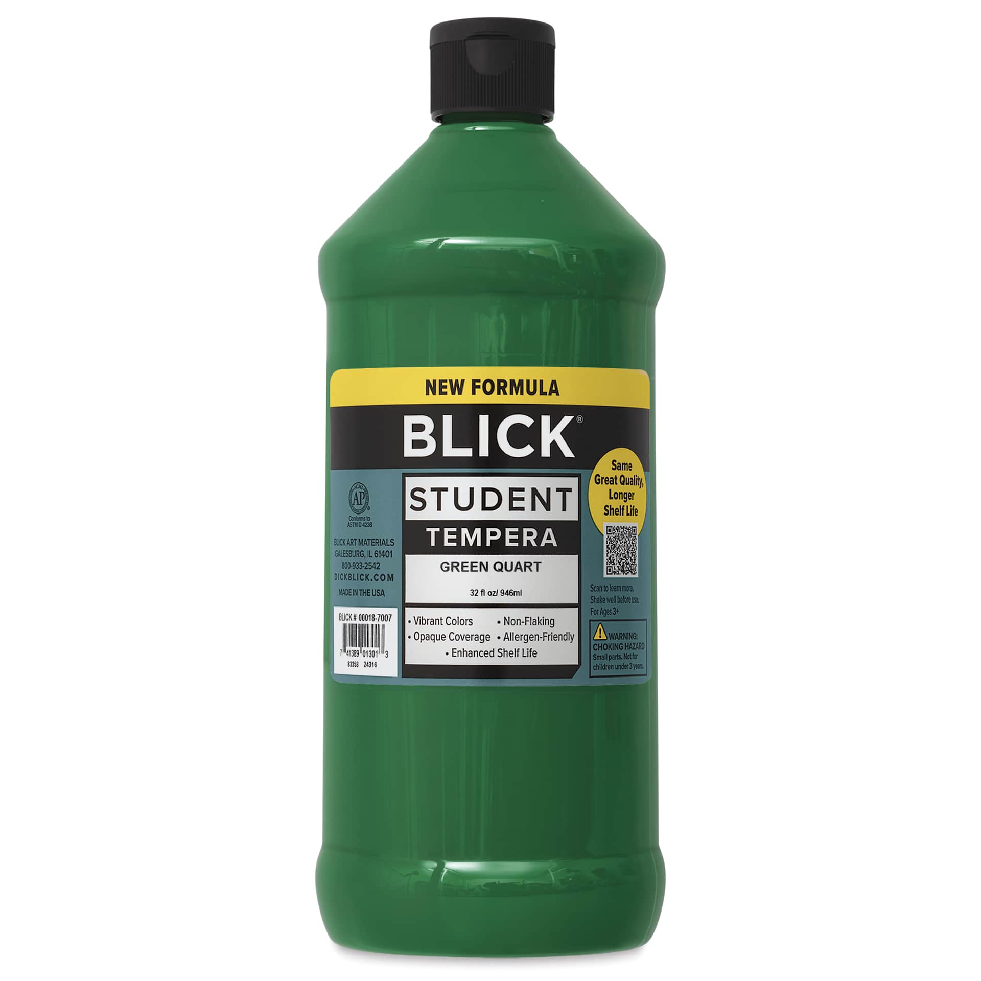 Blick Student Tempera Paint - Green, 32 oz bottle