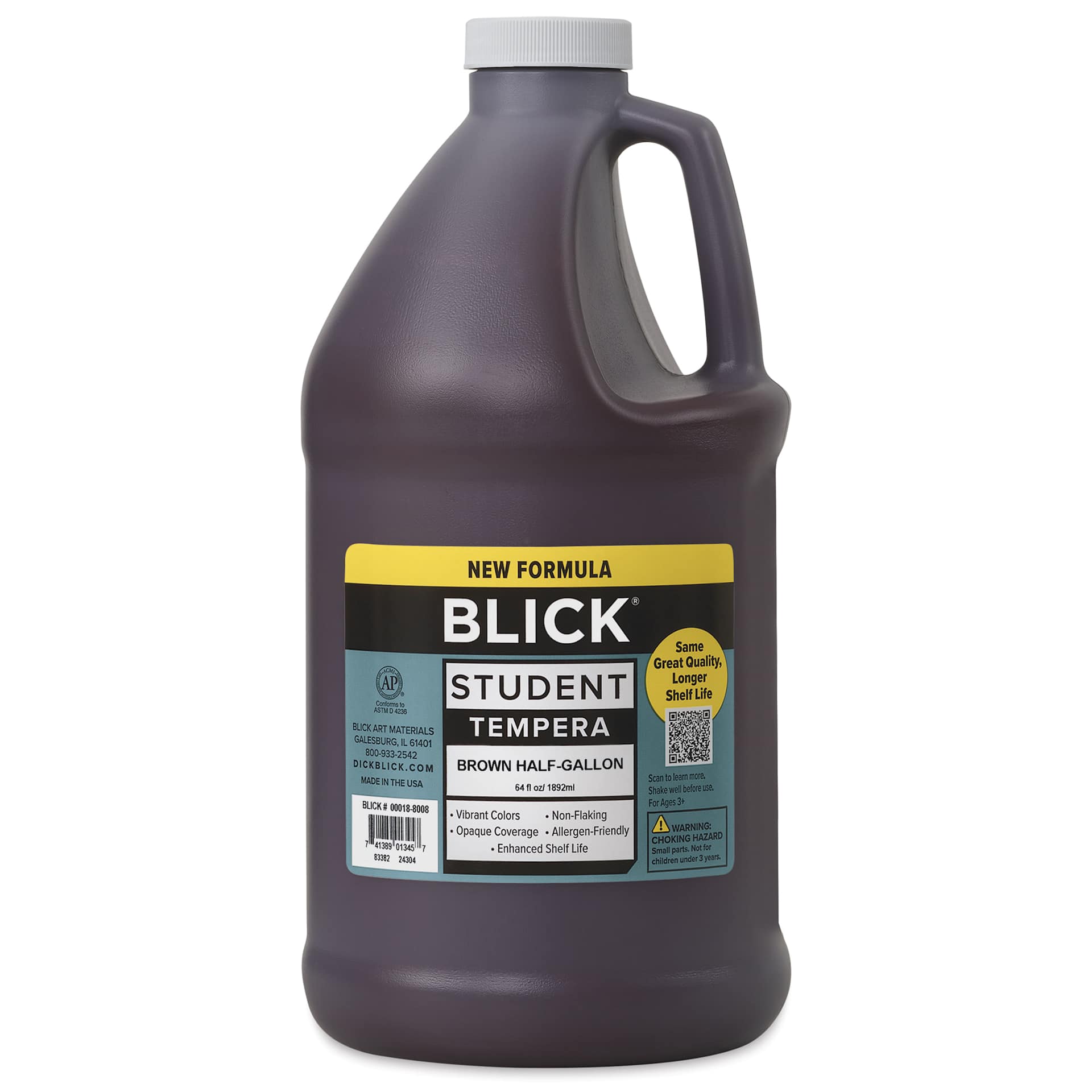 Blick Student Tempera Paint - Brown, 64 oz bottle