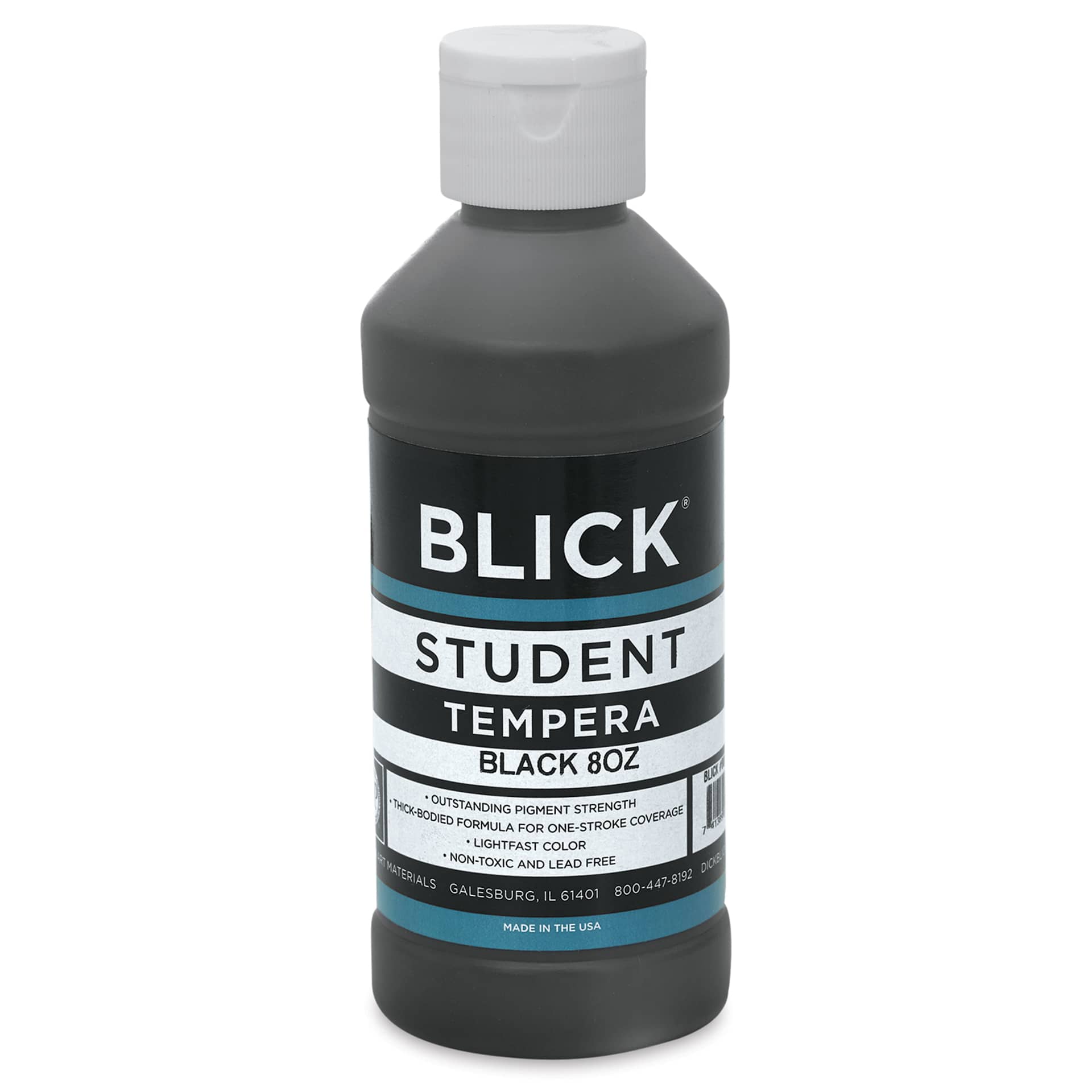 Blick Original Formula Student Tempera Paint - Black, 8 oz