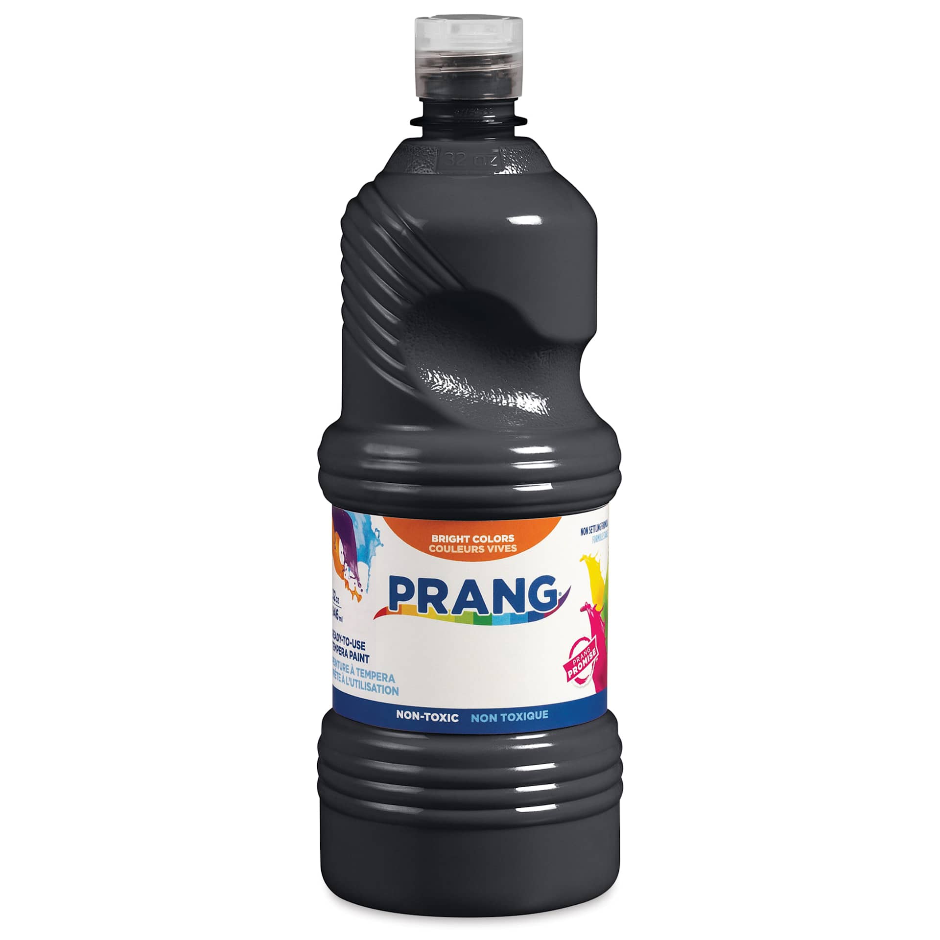 Prang Ready-To-Use Tempera Paint - Black, 32 oz bottle