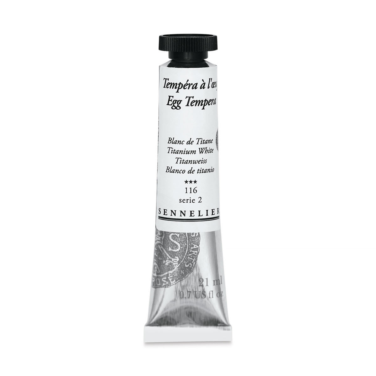 Sennelier Artists Egg Tempera - Titanium White, 21 ml tube