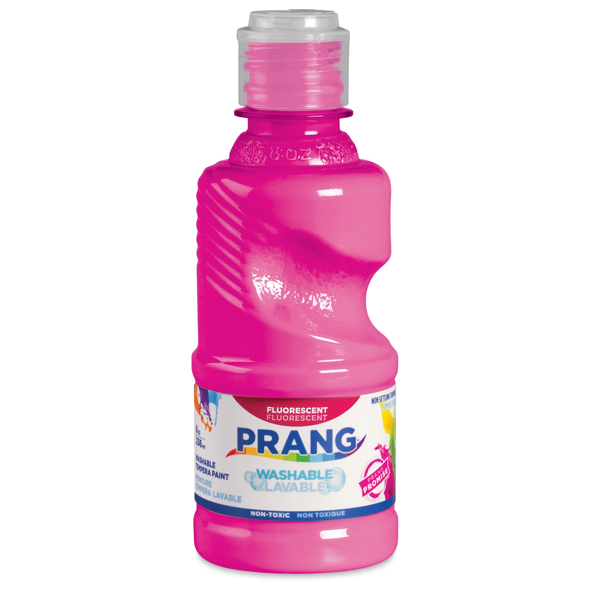 Prang Ready-To-Use Washable Tempera Paints - Fluorescent Pink, 8 oz