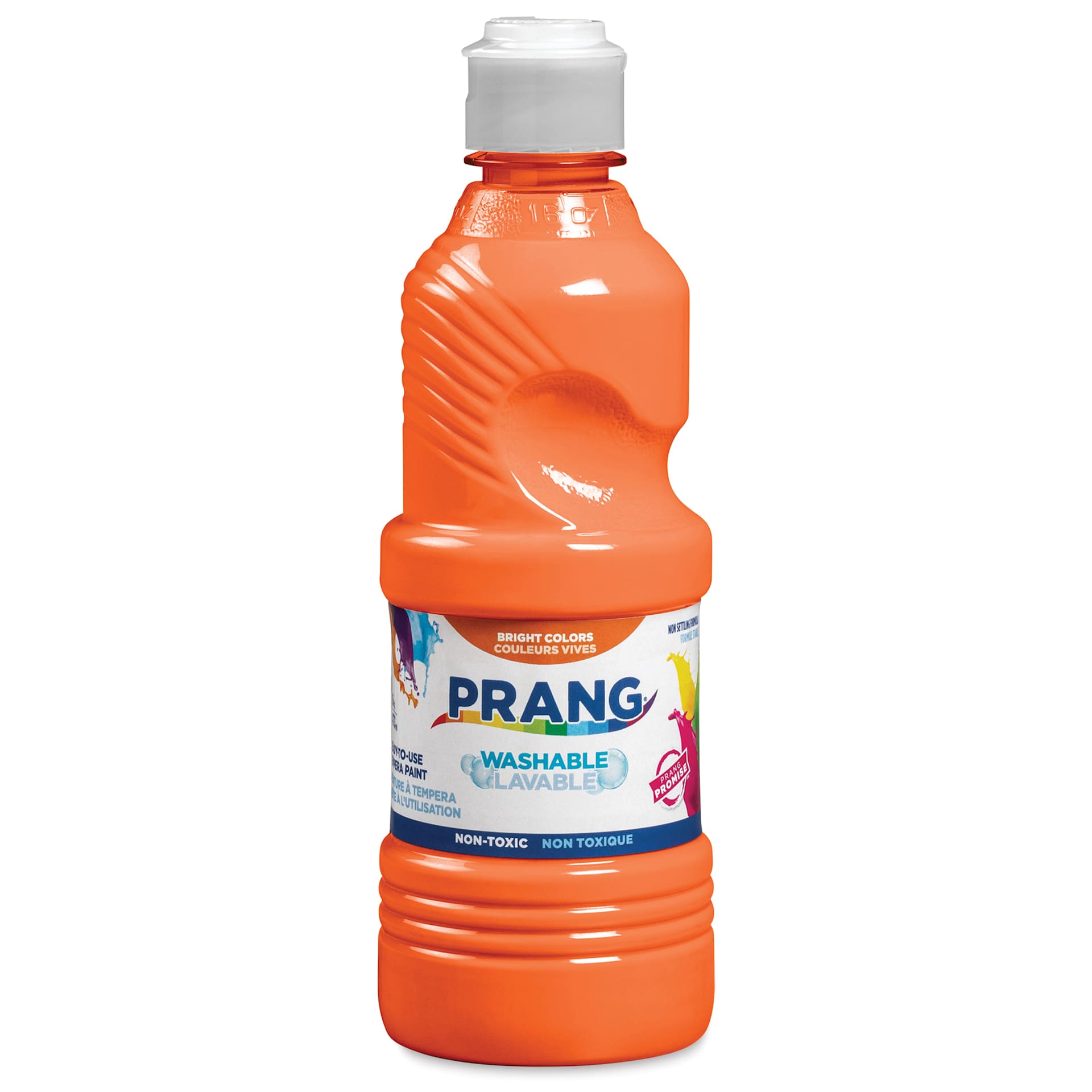 Prang Ready-To-Use Washable Tempera Paint- Orange, 16 oz bottle