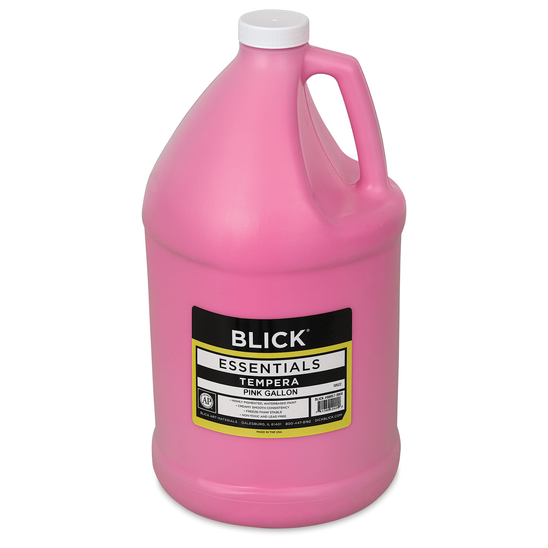 Blick Essentials Tempera - Pink, Gallon (Front of bottle)