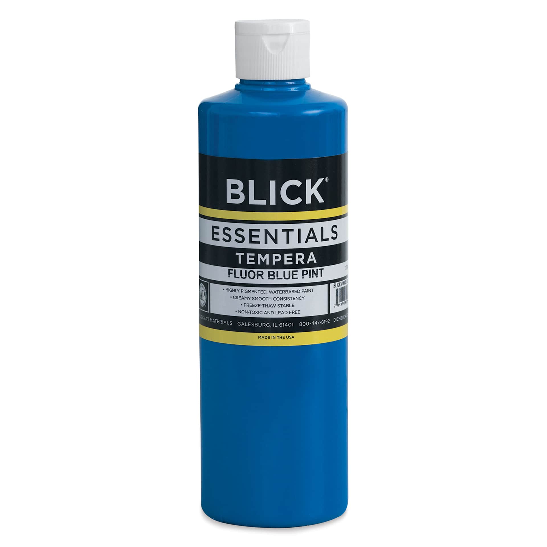 Blick Essentials Tempera - Fluorescent Blue, Pint