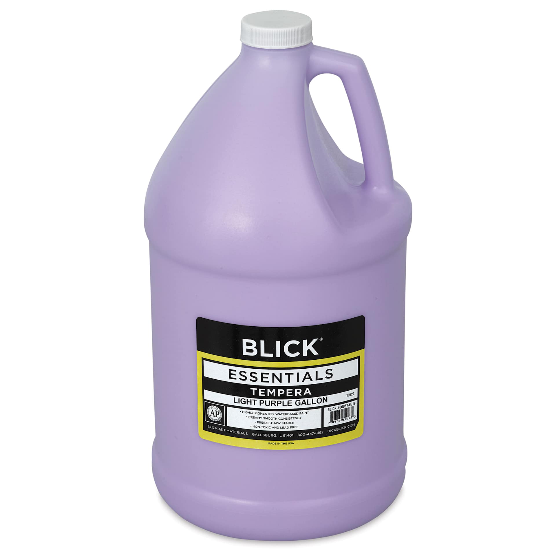 Blick Essentials Tempera - Light Purple, Gallon (Front of bottle)