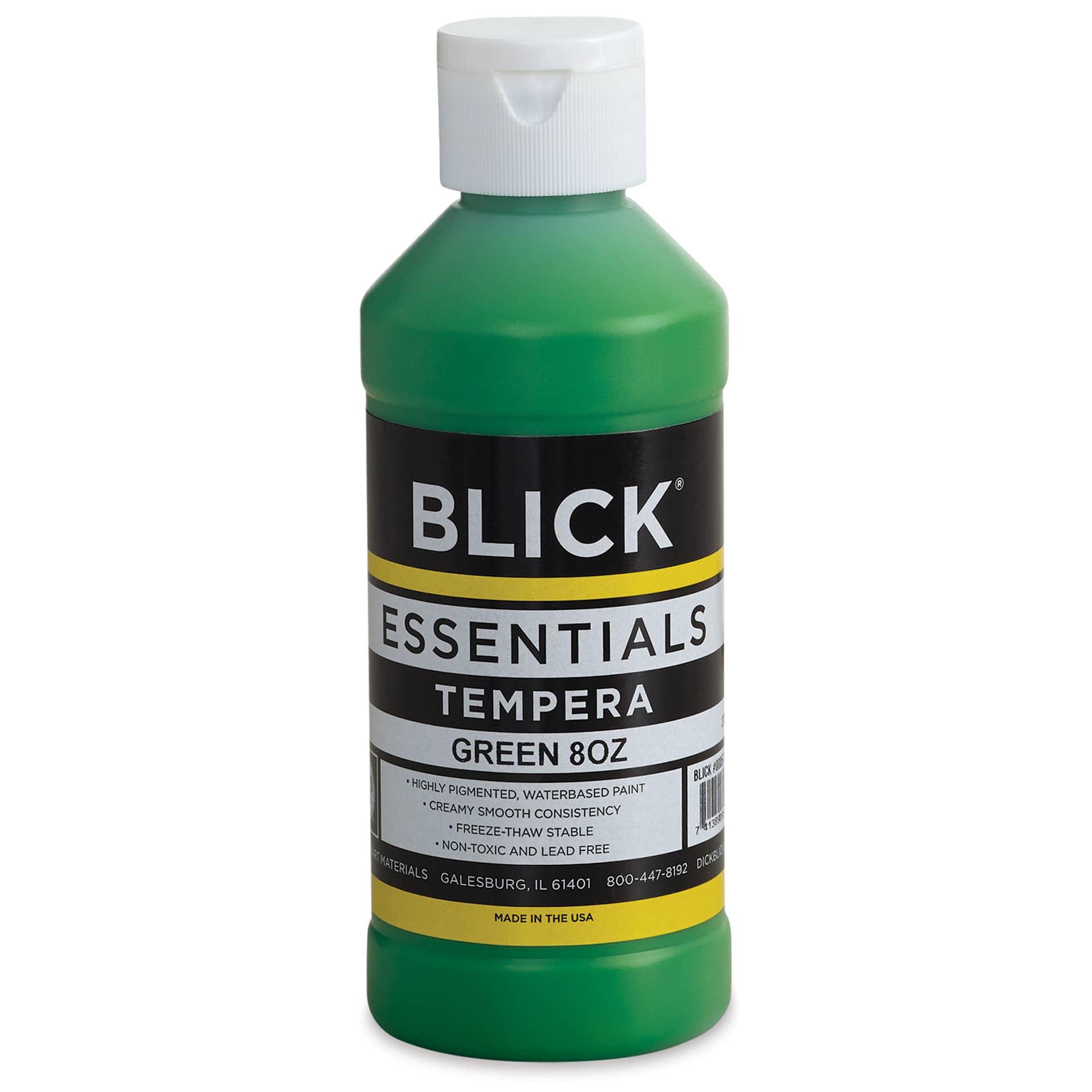Blick Essentials Tempera - Green, 8 oz bottle
