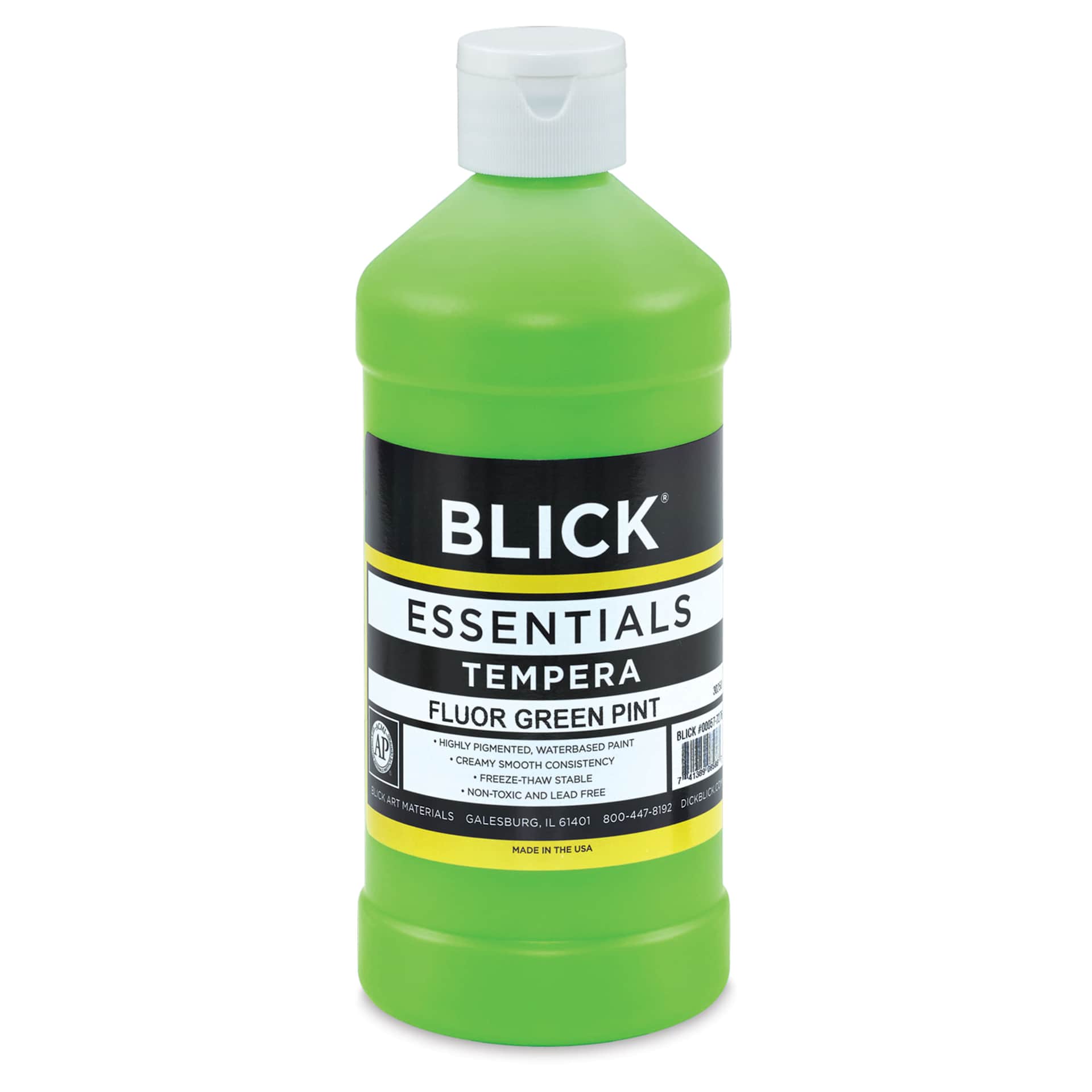 Blick Essentials Tempera - Fluorescent Green, Pint