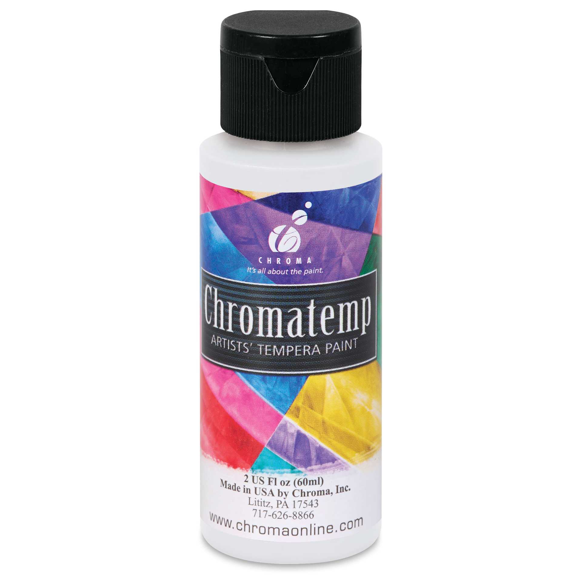 Chroma Chromatemp Artists' Tempera Paint - White, 2 oz