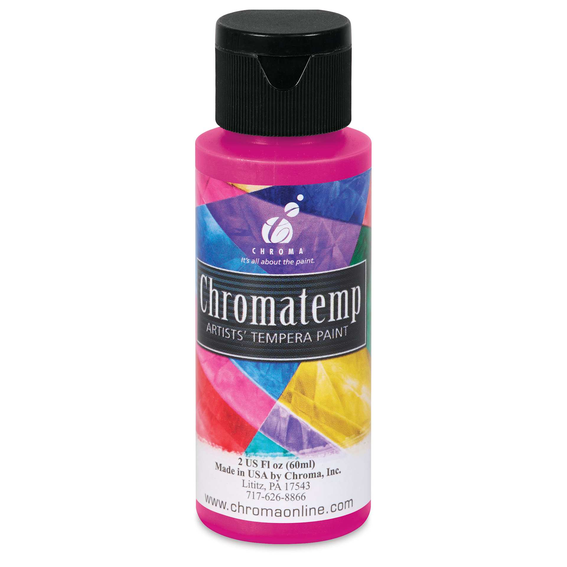 Chroma Chromatemp Artists' Tempera Paint - Magenta, 2 oz