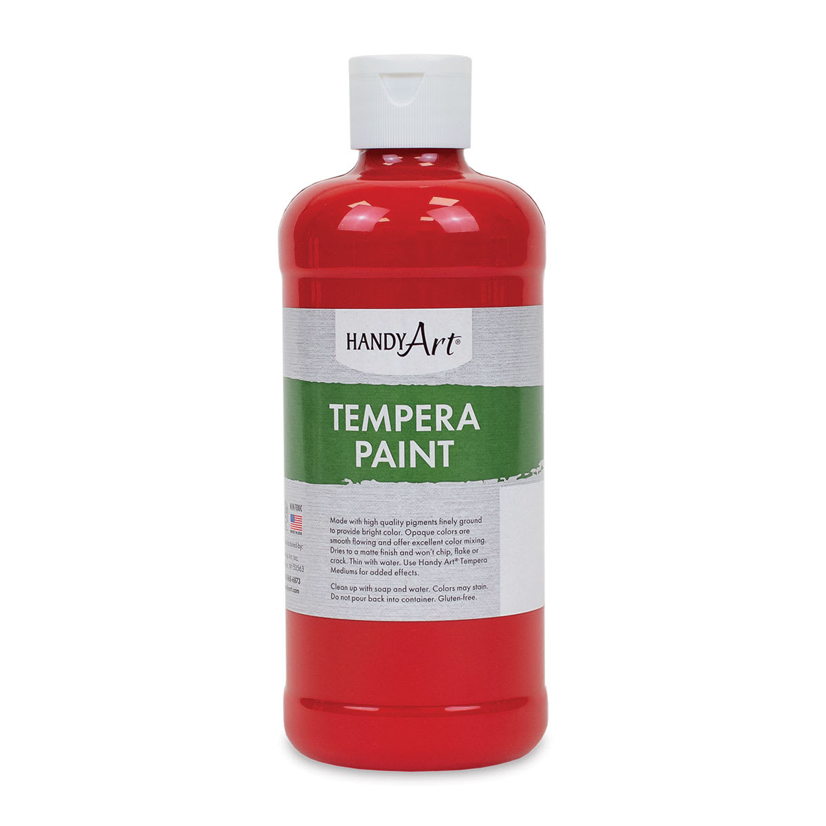 Handy Art Tempera - Red, Pint