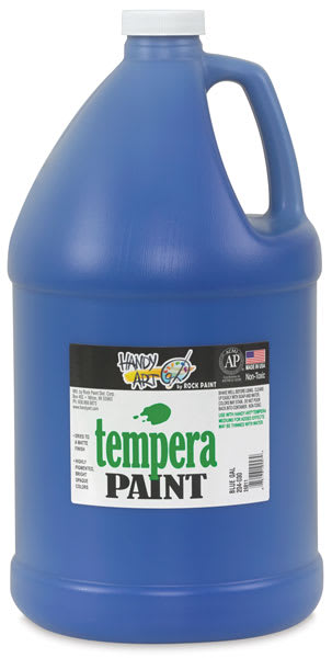 Handy Art Tempera - Blue, Gallon