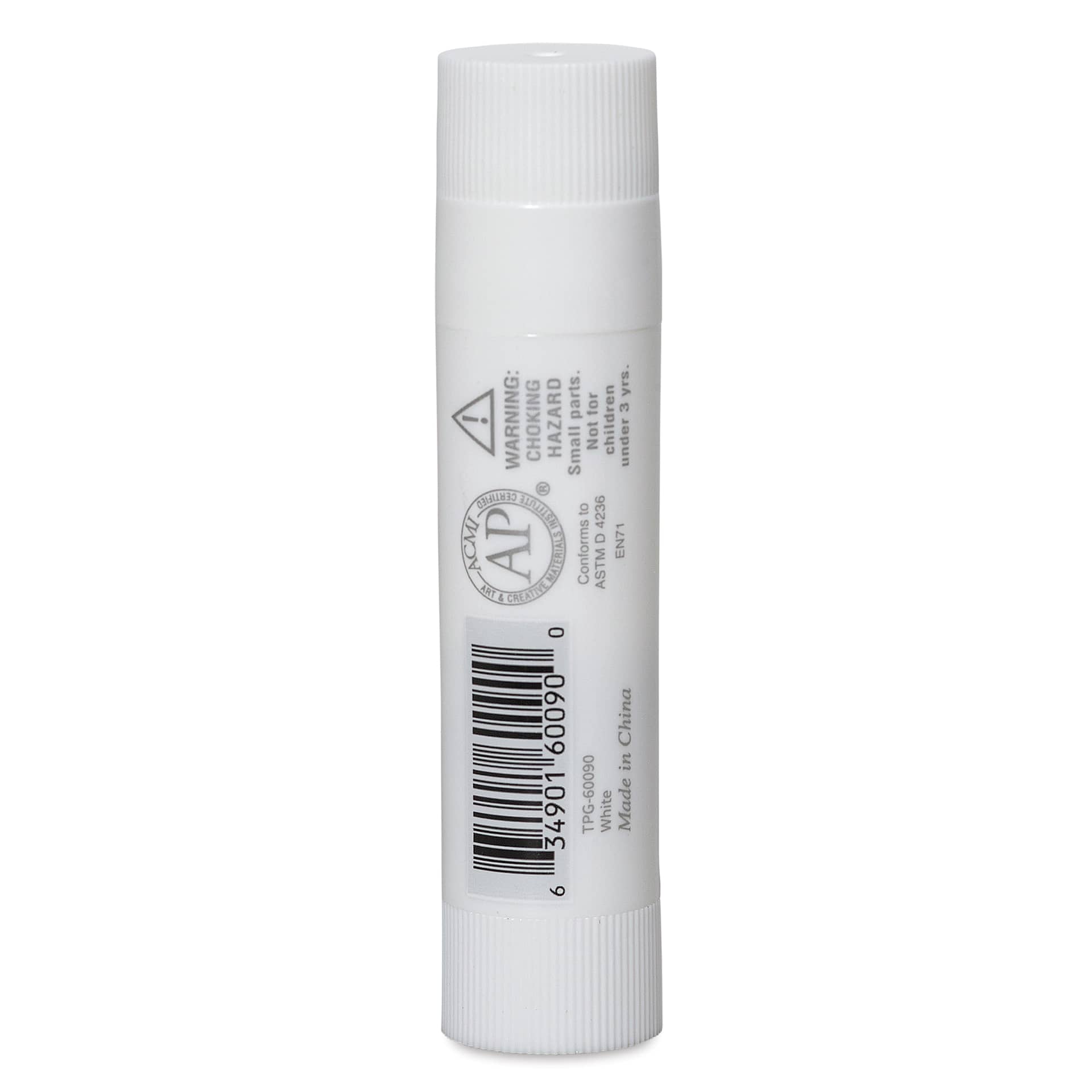 Kwik Stix Tempera Paint Sticks - White back of a single stick