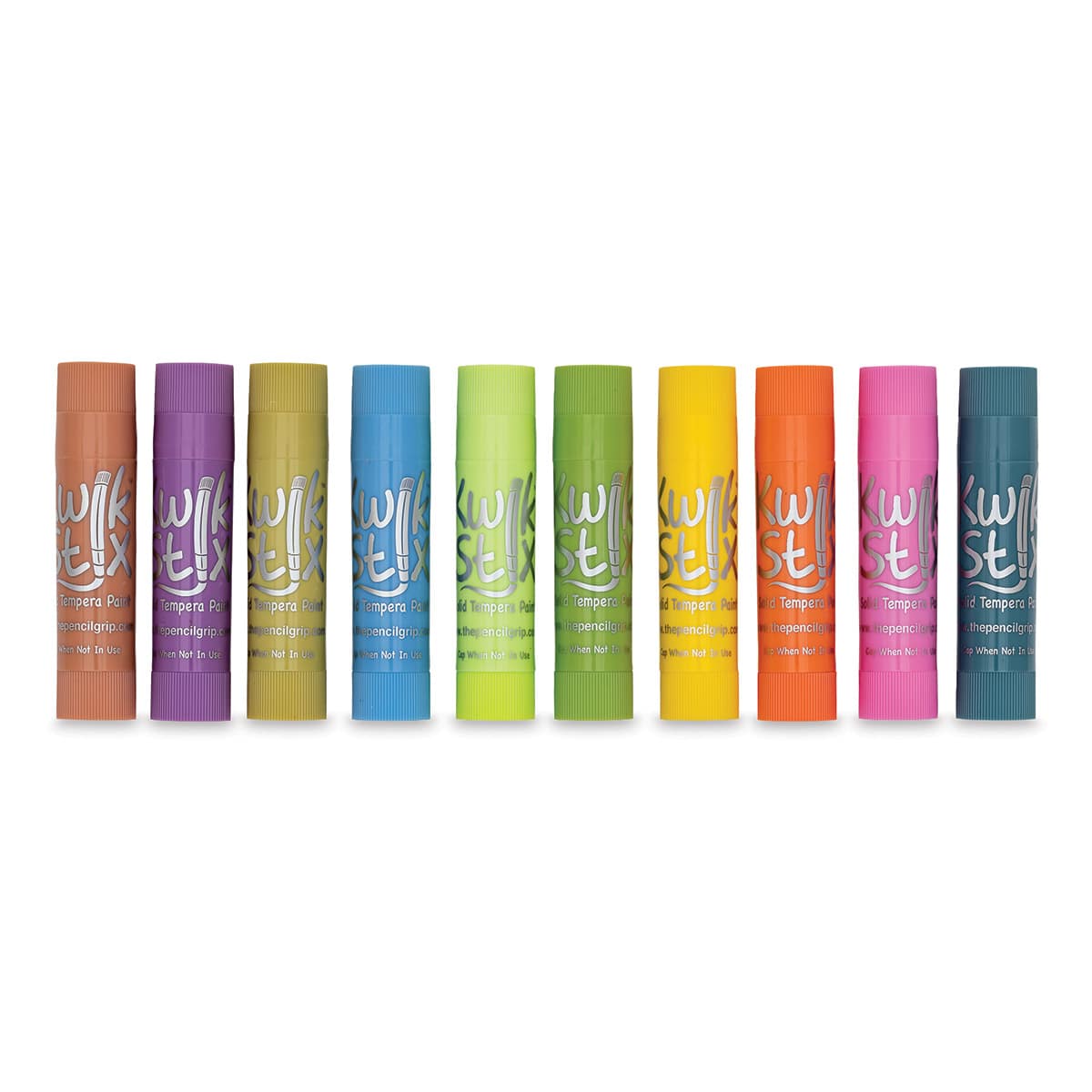 Kwik Stix Tempera Paint - Pastel Colors, Set of 10 (Out of packaging)