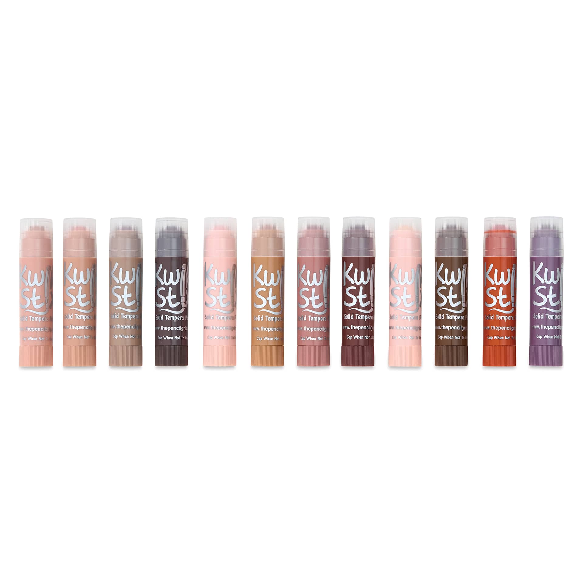 Kwik Stix Tempera Paint - Global Skin Tone Colors, Classpack Set of 72 (Sticks with caps on)