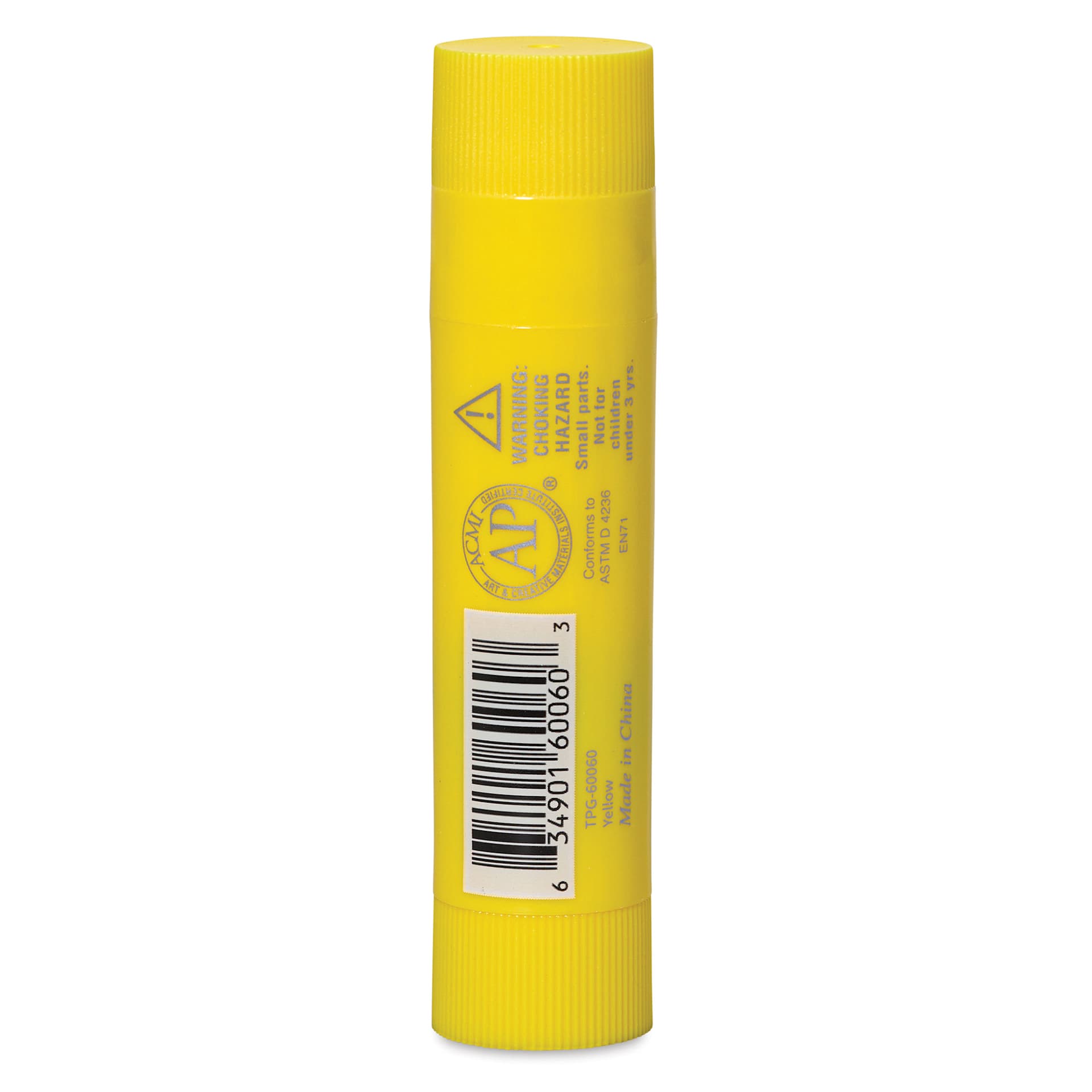 Kwik Stix Tempera Paint Sticks - Yellow back of a single stick