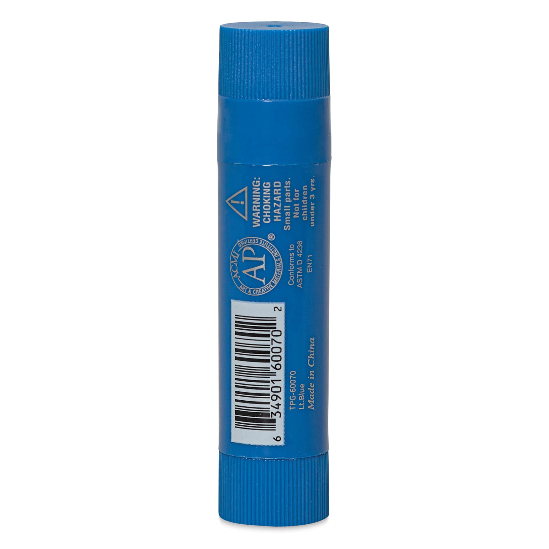 Kwik Stix Tempera Paint Sticks - Light Blue back of a single stick