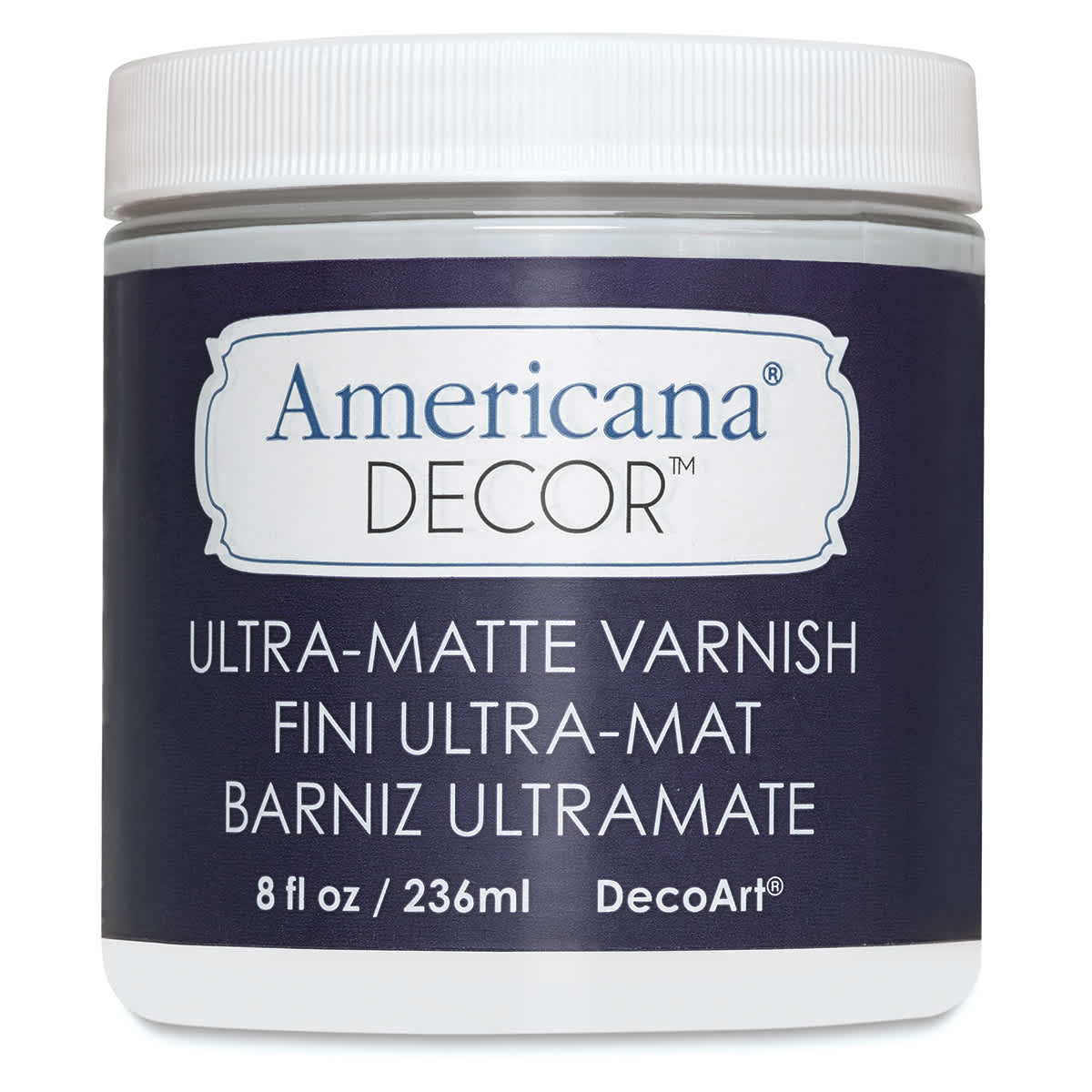 DecoArt Americana Decor Varnish - Ultra Matte, 8 oz jar