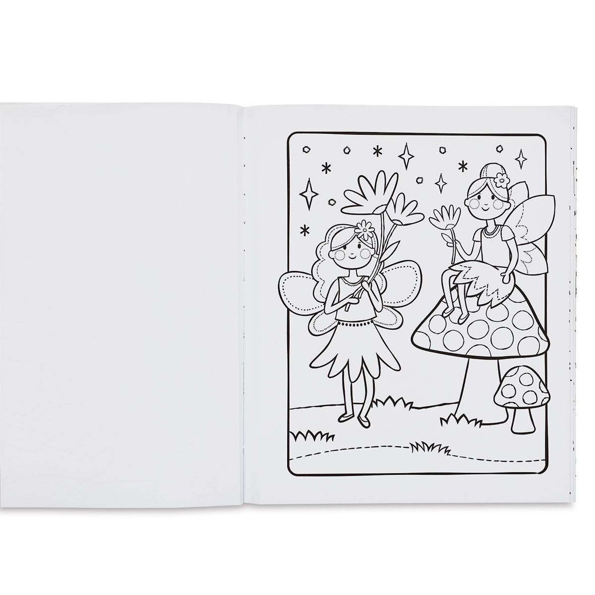 Ooly Color-In’ Coloring Book - Princesses & Fairies (inside page)