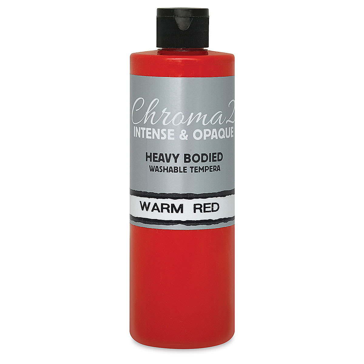 Chroma 2 Washable Tempera - 16 oz Bottle, Warm Red