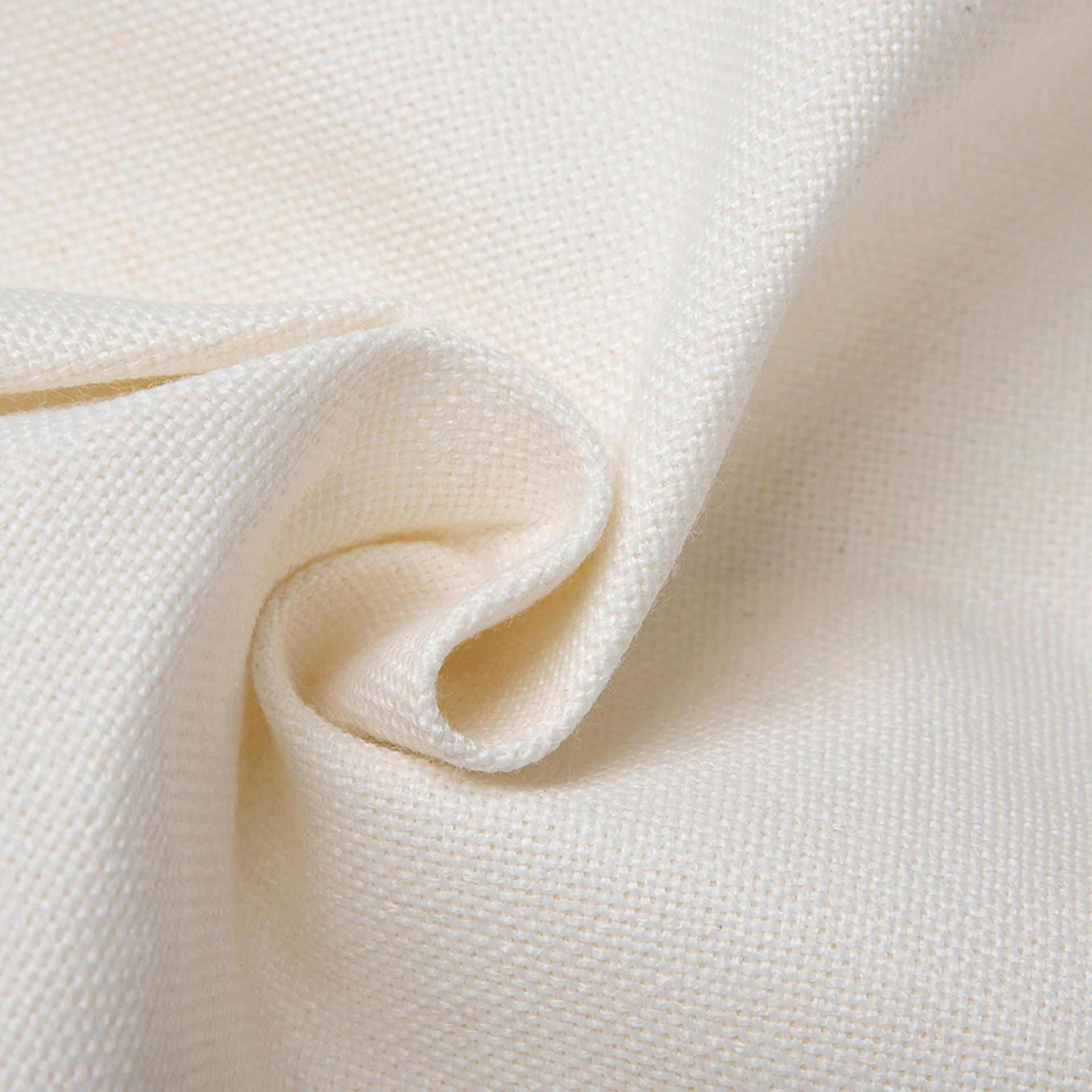 Craft Express Sublimation Printing Square Pillow Case - Linen, Pkg of 4 (fabric close-up)