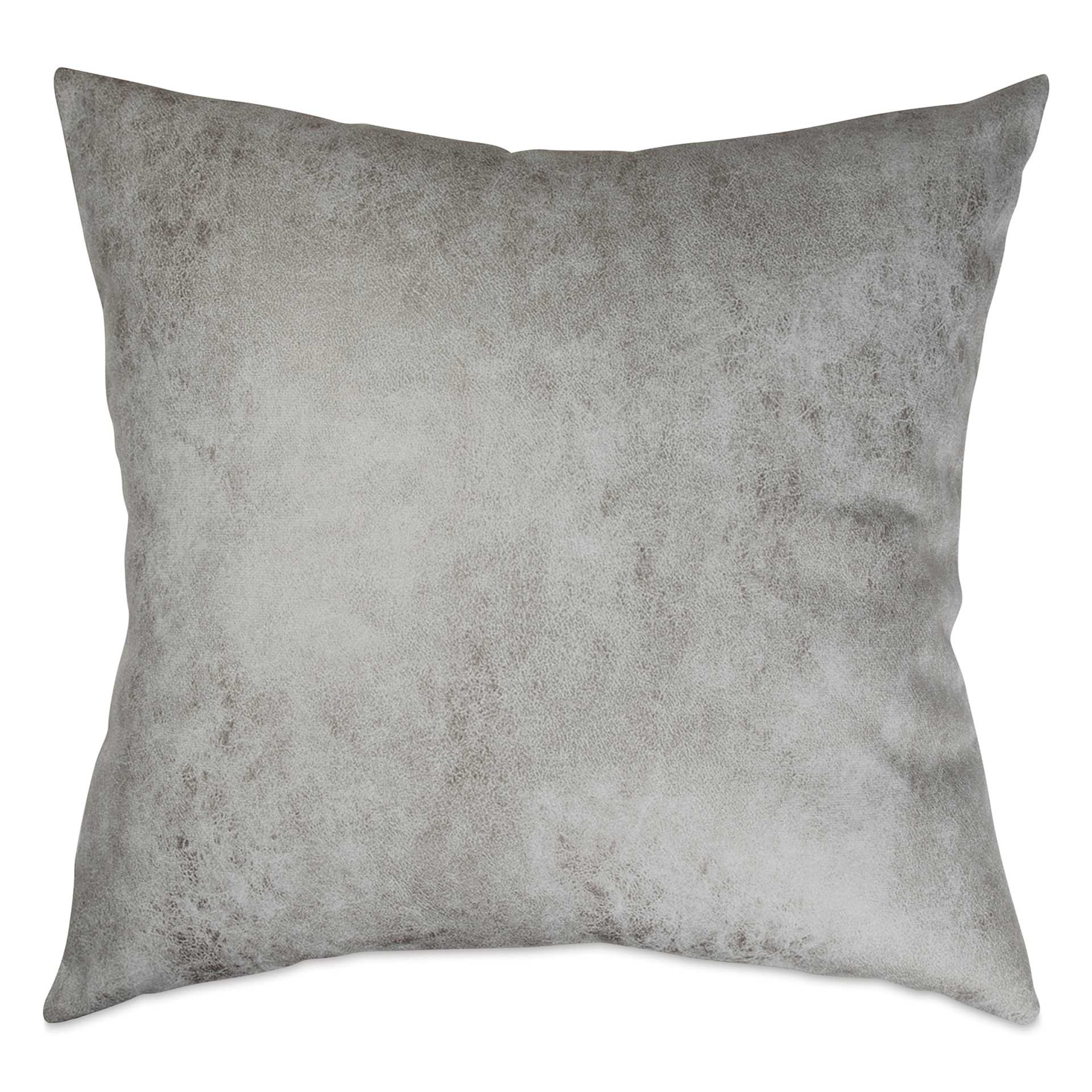 Craft Express Sublimation Printing Square Pillow Case - Dark Grey Vegan Leather, Pkg of 4 (blank pillow case, pillow not included)